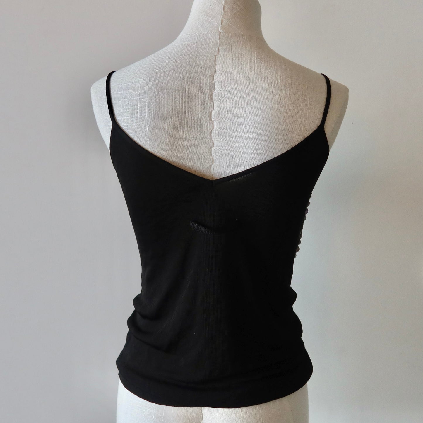 Jean Paul Gaultier Mother of Pearl Button Tank