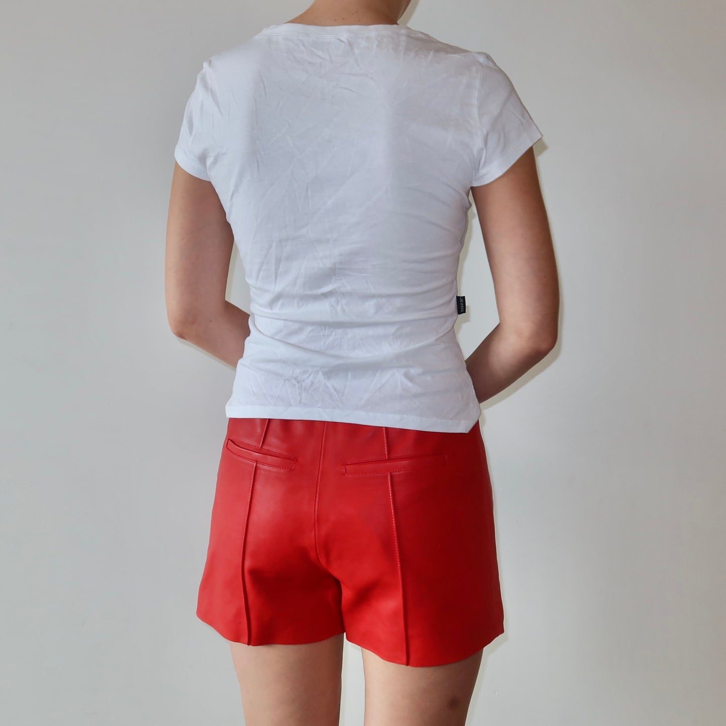 Chloé 2013 Red Leather Shorts (BNWT)