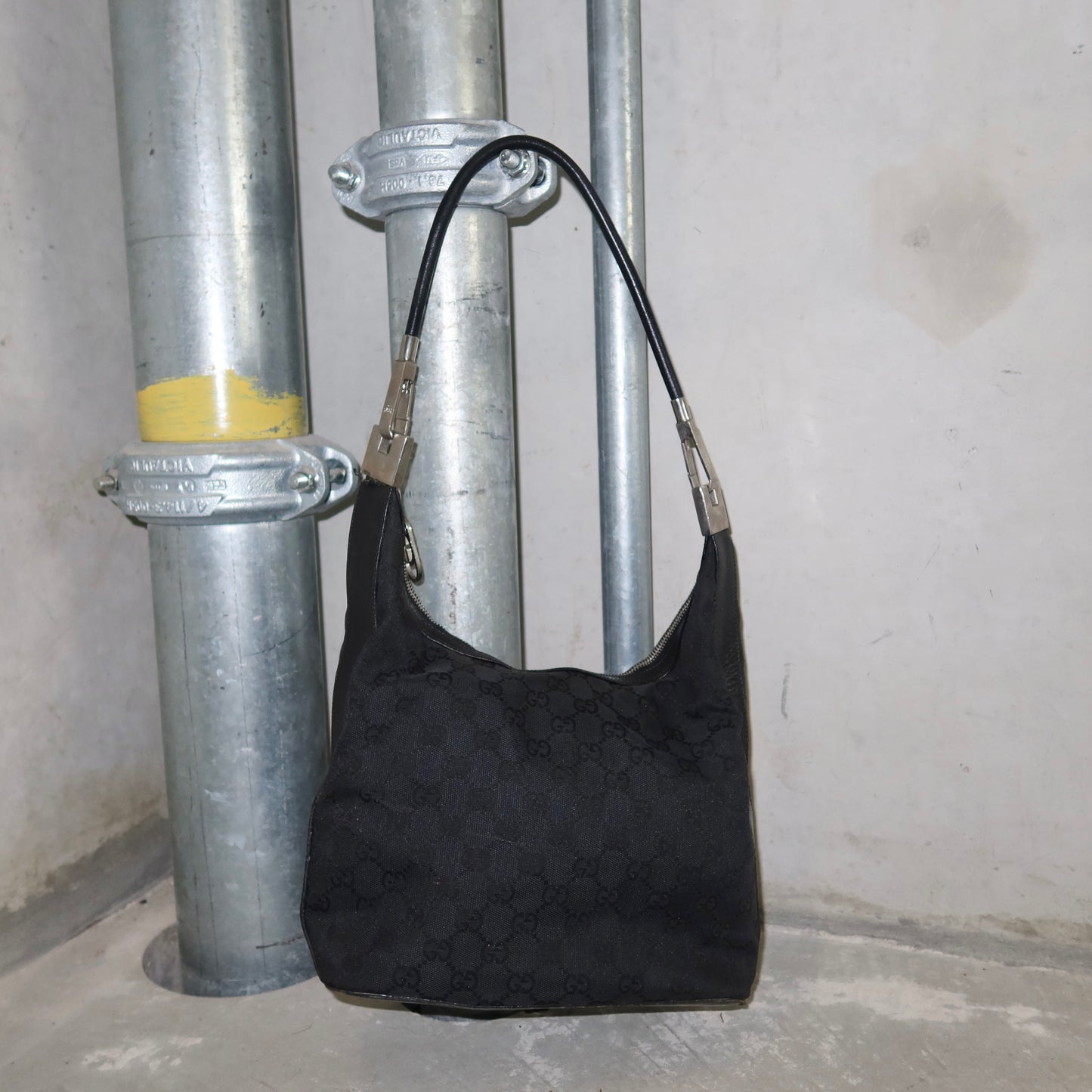 Gucci Black Monogram Tote