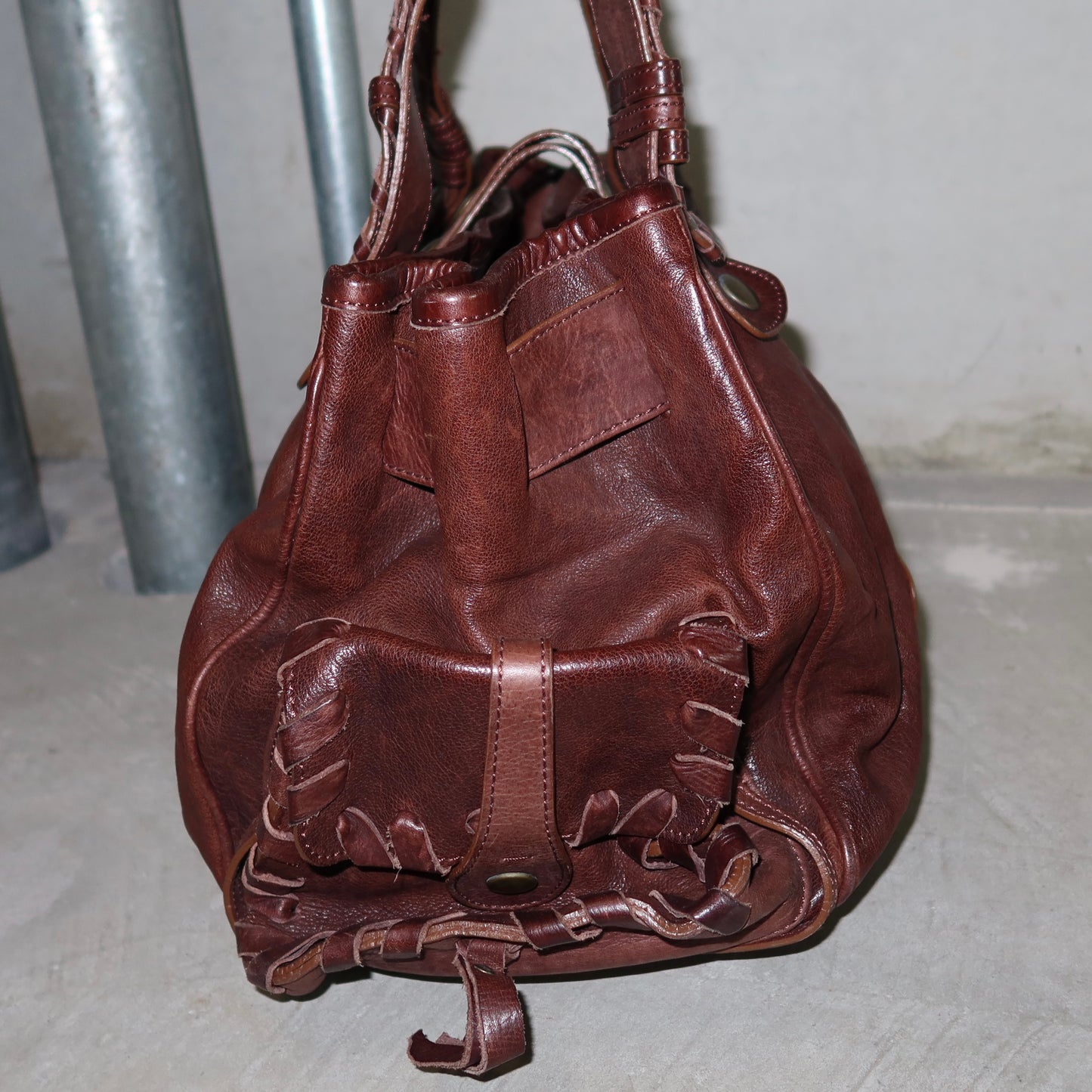 Chloé Large Brown Leather Silverado Bag