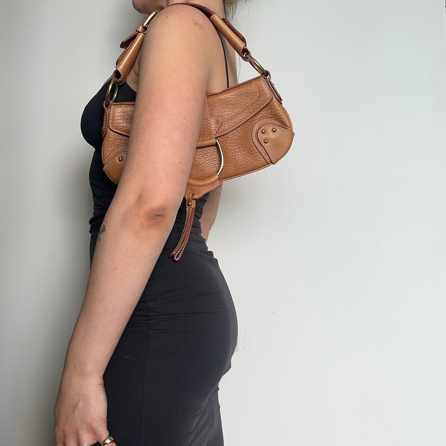 Dolce & Gabbana Classic Tan Leather Shoulder Bag