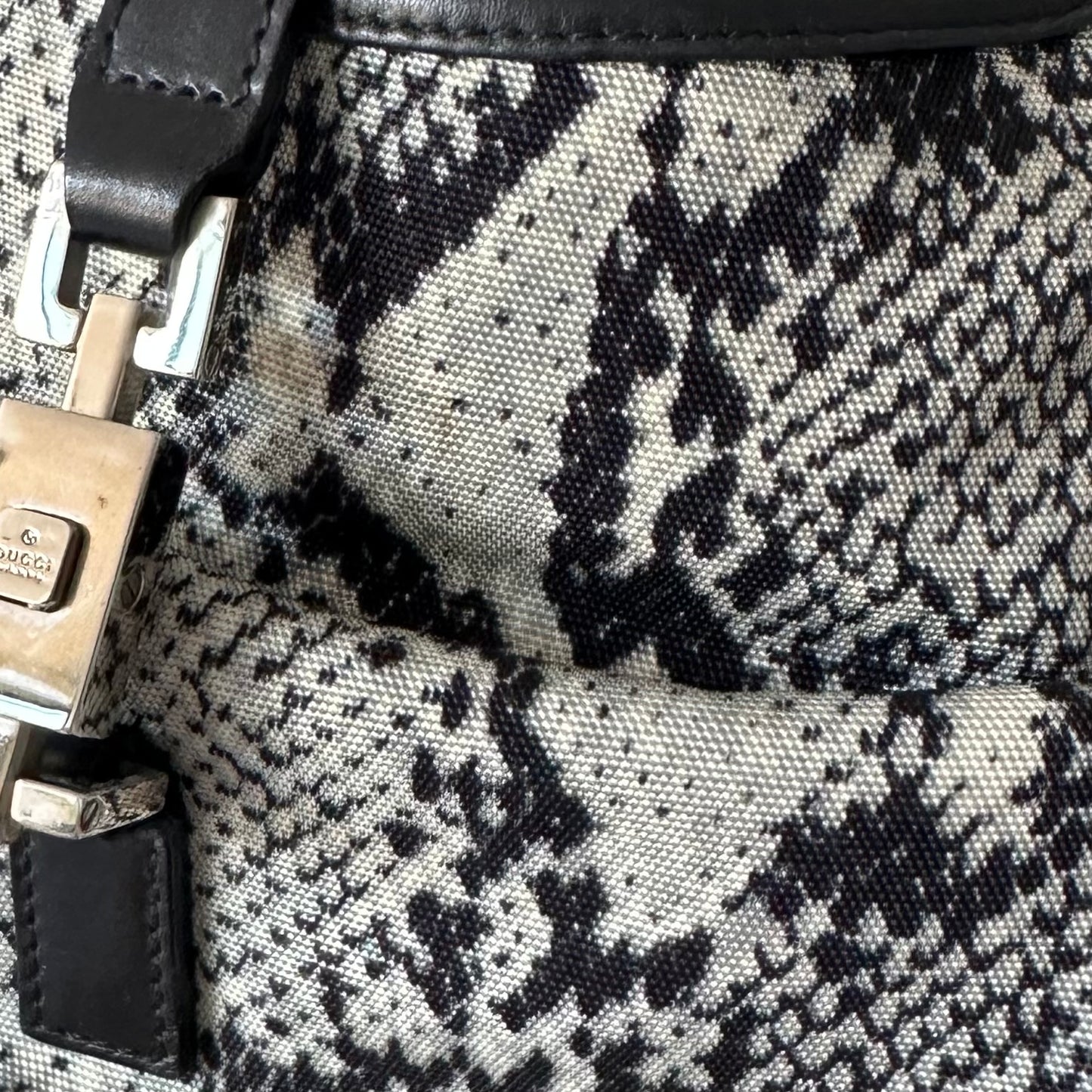 Gucci by Tom Ford Snake Print Jackie Bag