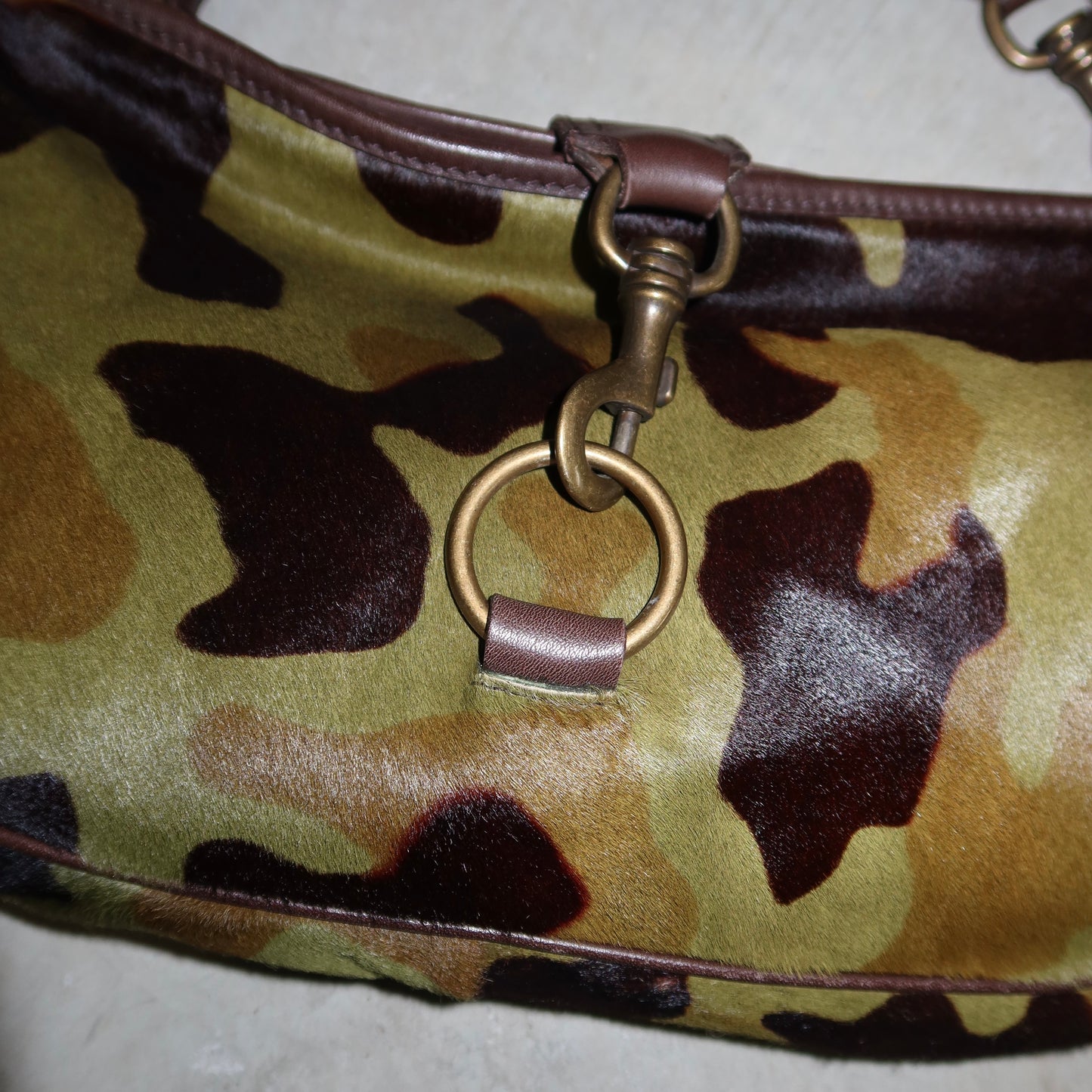 Miu Miu Rare Camouflage Cowhide Bag