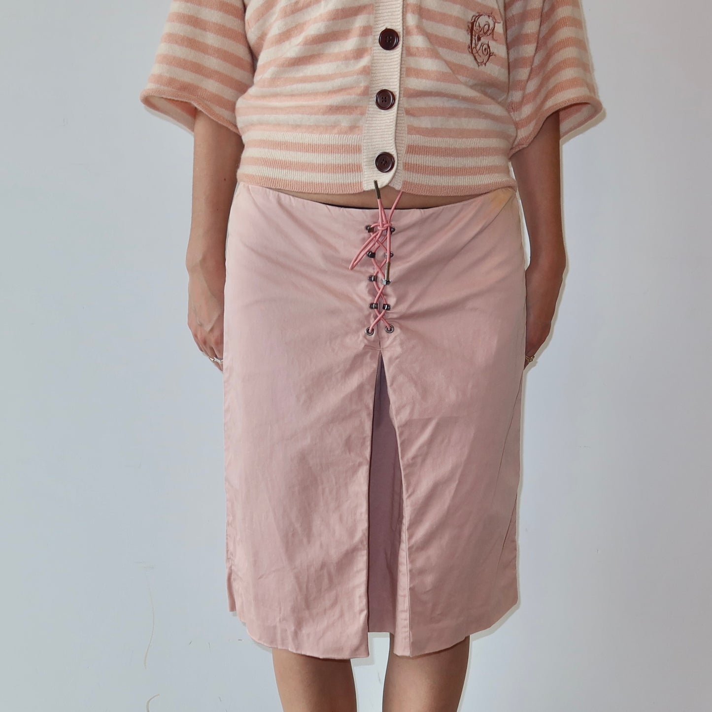 Gucci SS2002 Pink Skirt