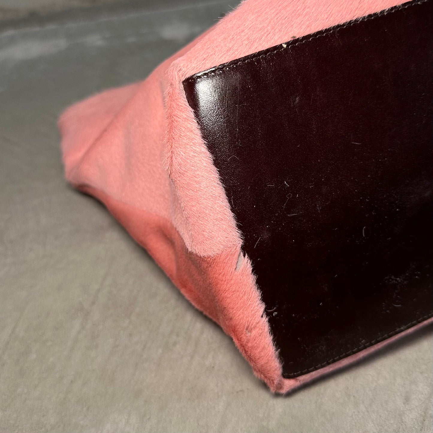 Fendi A/W 1999 Pink Cowhide Tote