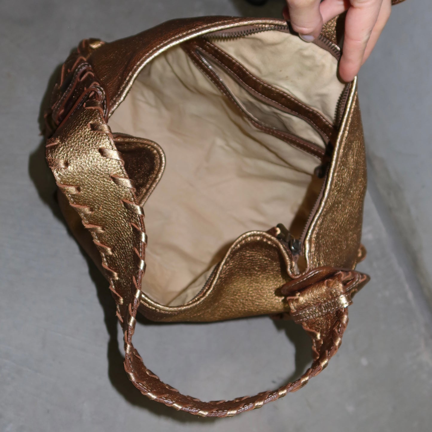 Chloé Gold Silverado Tote