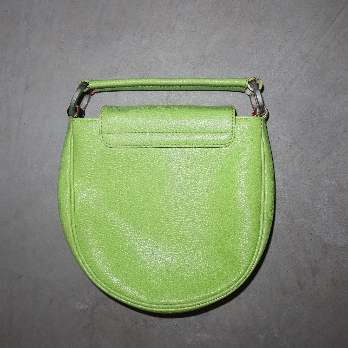 Emilio Pucci Rare Green Leather Micro Bag
