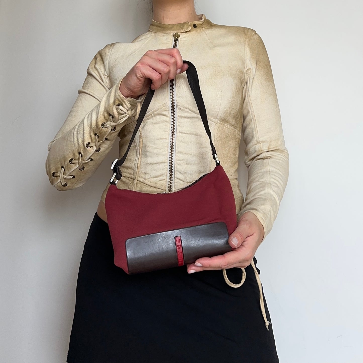 Prada Sport Red Nylon Mini Bag