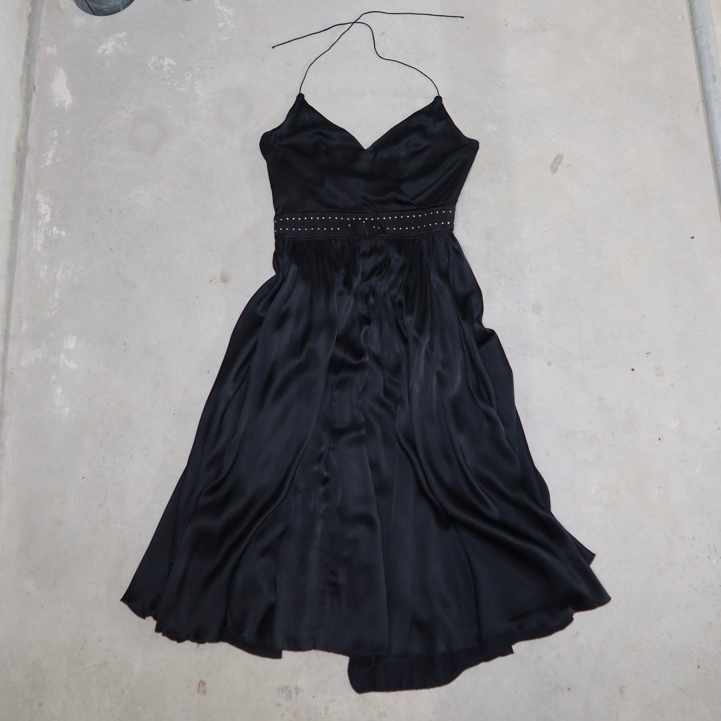 Chloé AW2004 Black Silk Dress