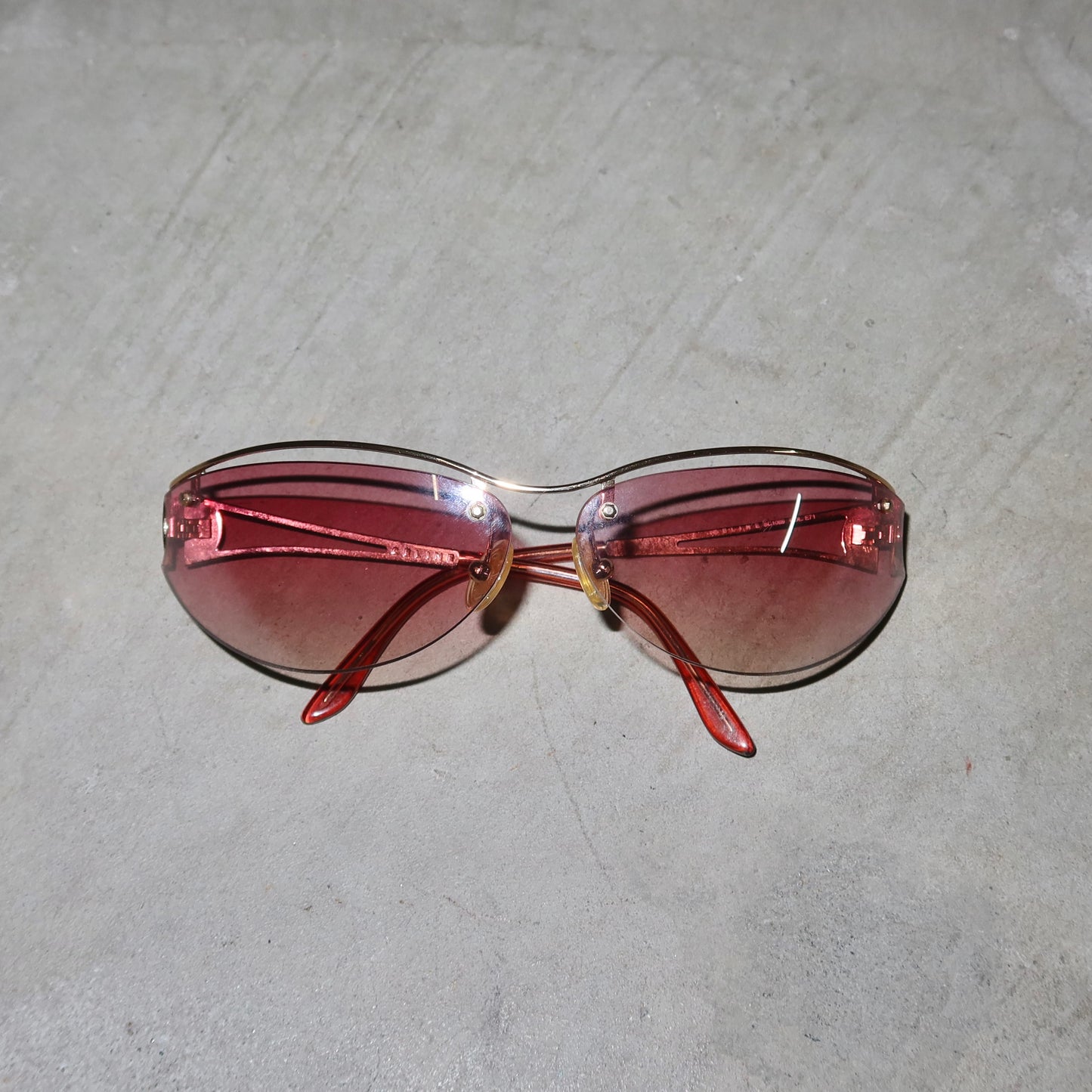 Celine Pink Rimless Sunglasses