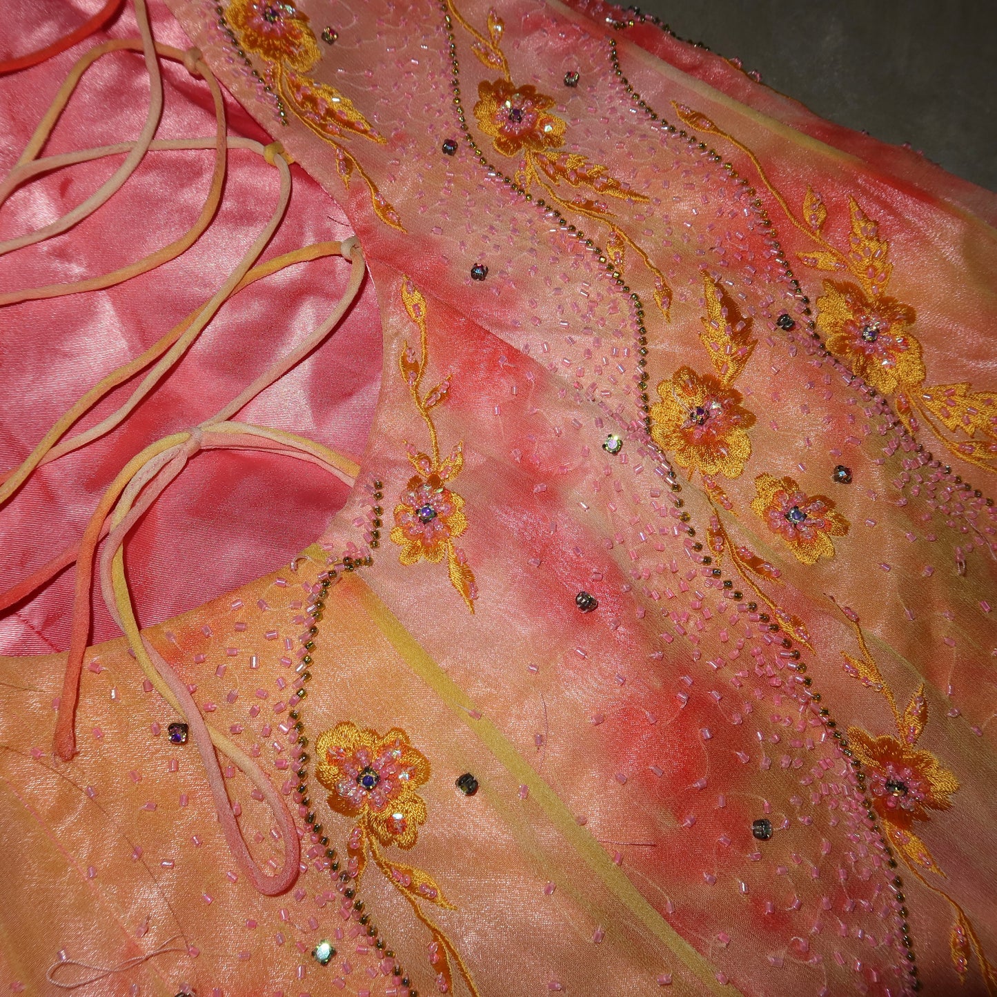 YVE London Beaded Silk Dress