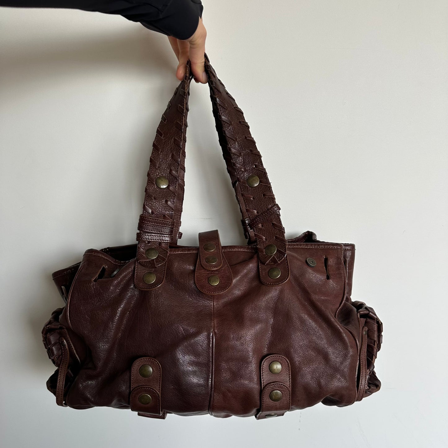 Chloé Large Brown Leather Silverado Bag