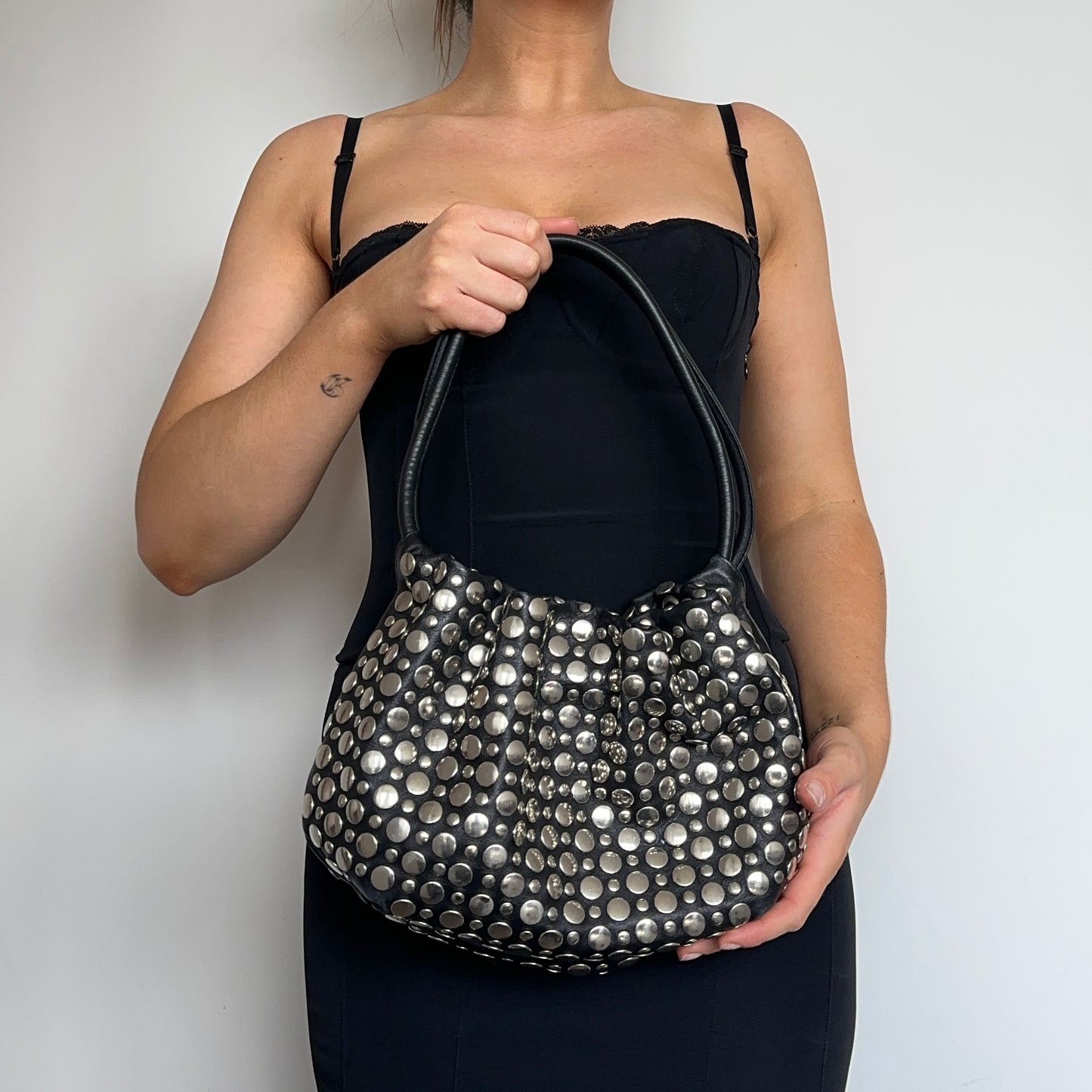 Sonia Rykiel Black and Silver Domino