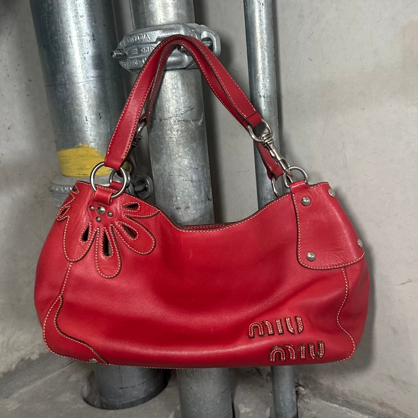 Miu Miu Rare Red Leather Bag