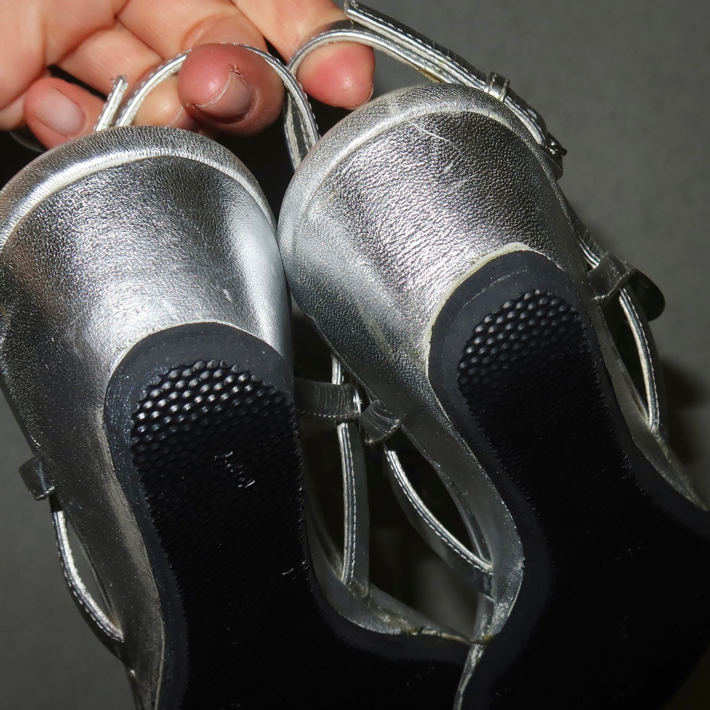 Prada Mirror Wedges (37.5)