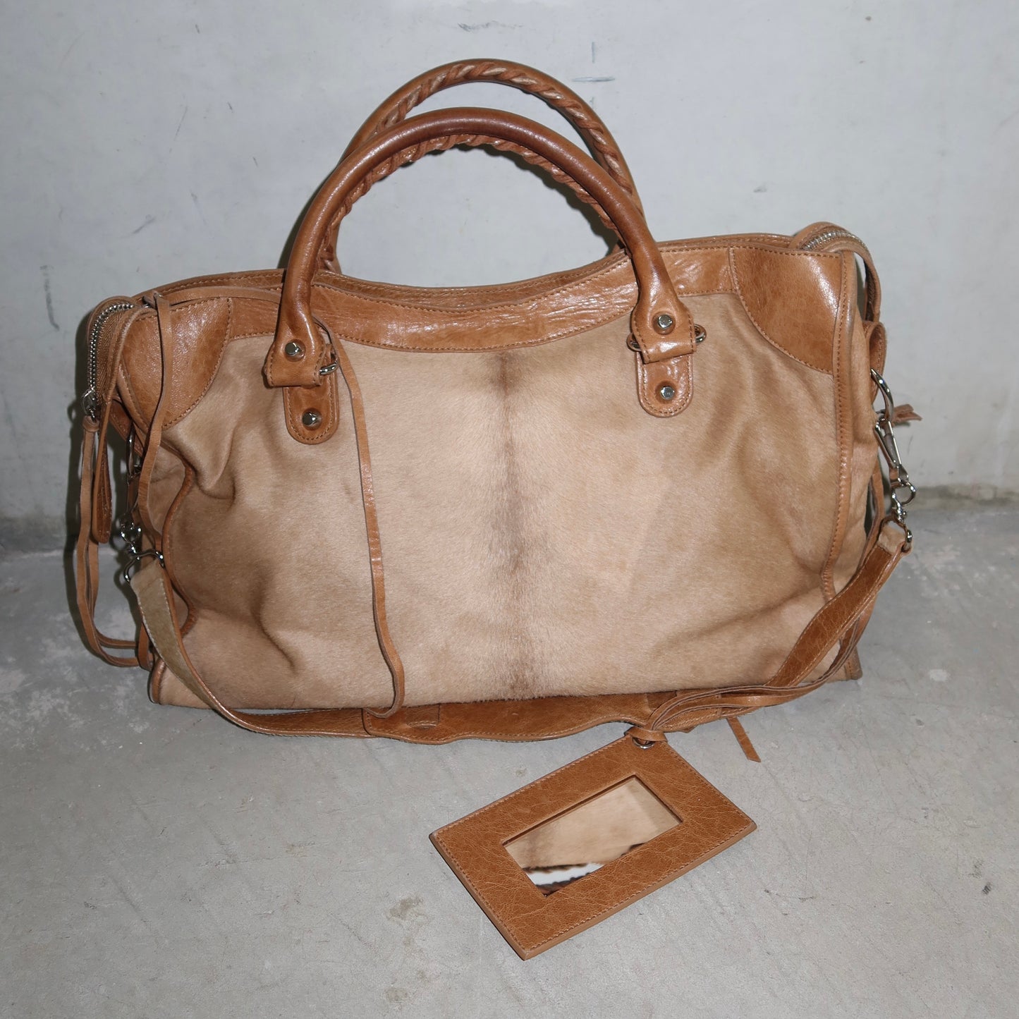 Balenciaga Cowhide City Bag