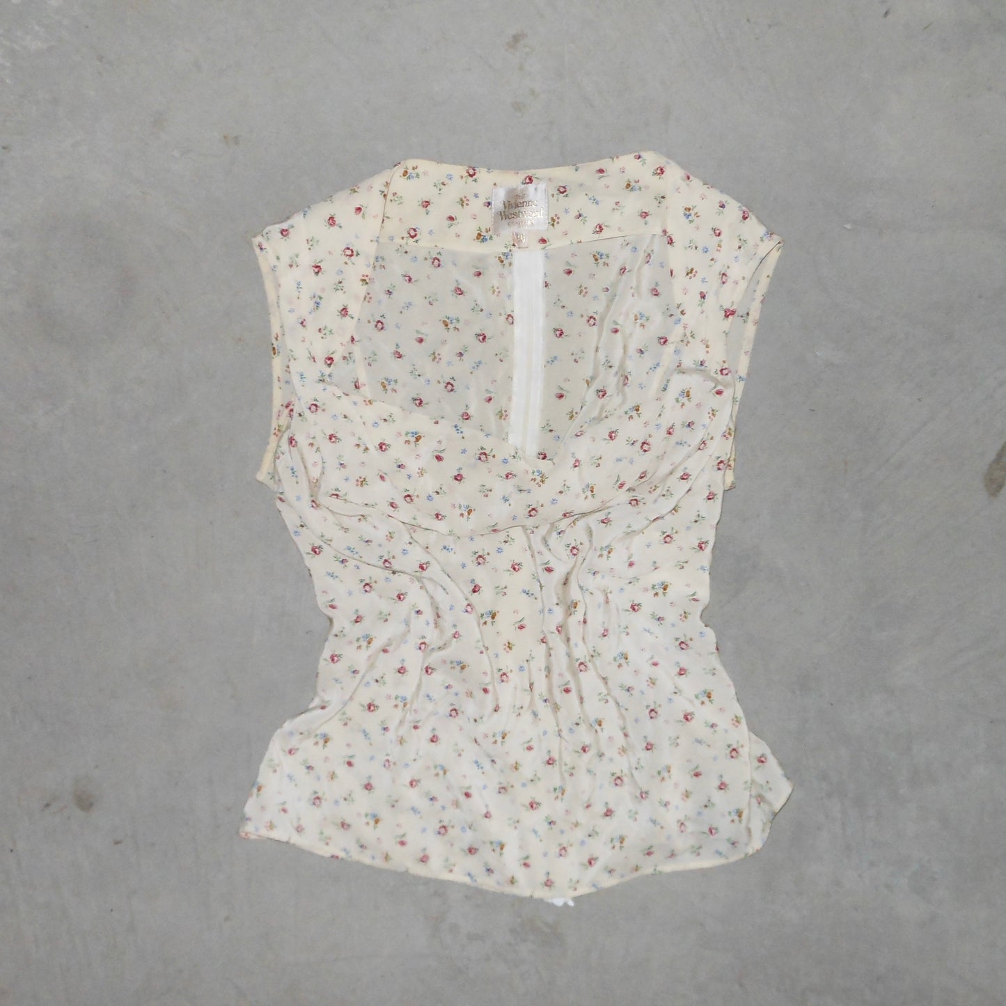 Vivienne Westwood Couture Silk Floral Top