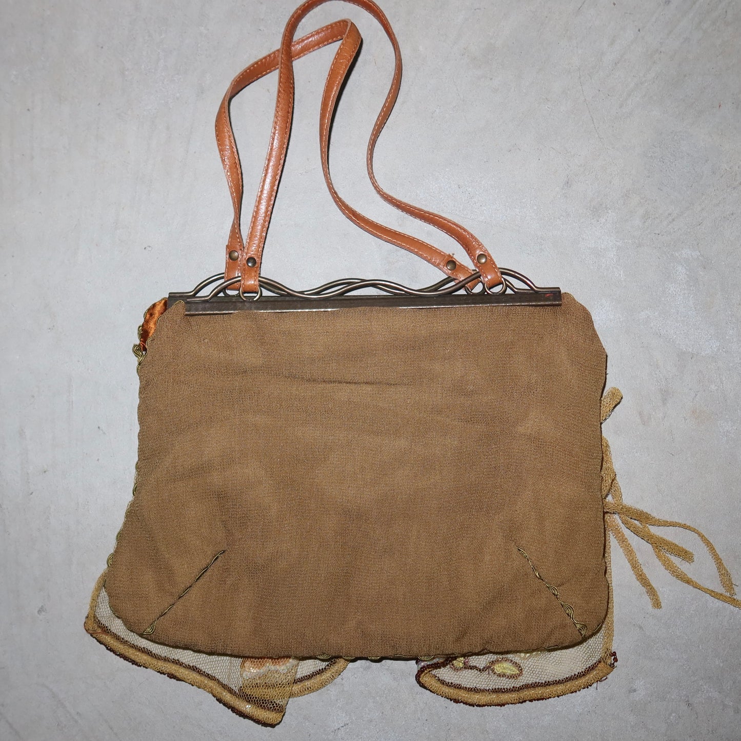 Jamin Puech Floral Curtain Bag