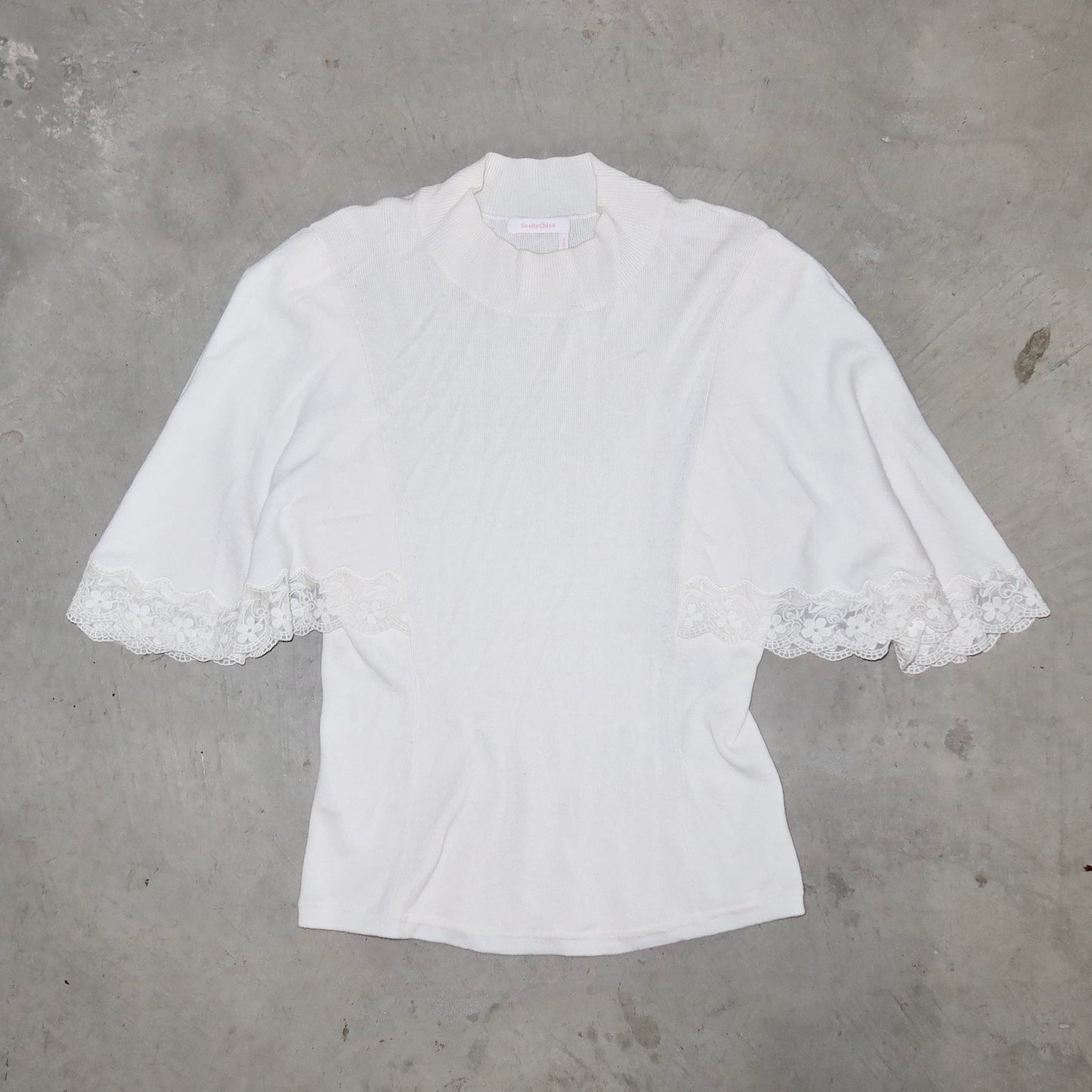 See By Chloé SS2019 Flared Sleeve Top