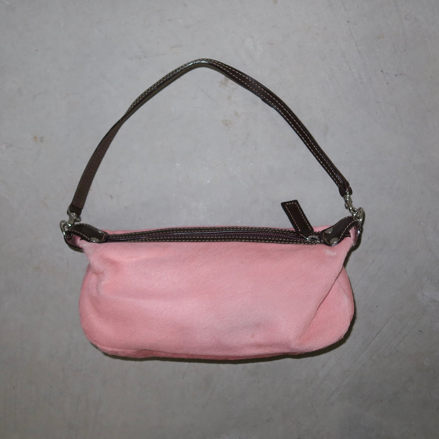 Vintage Pink Cowhide Bag