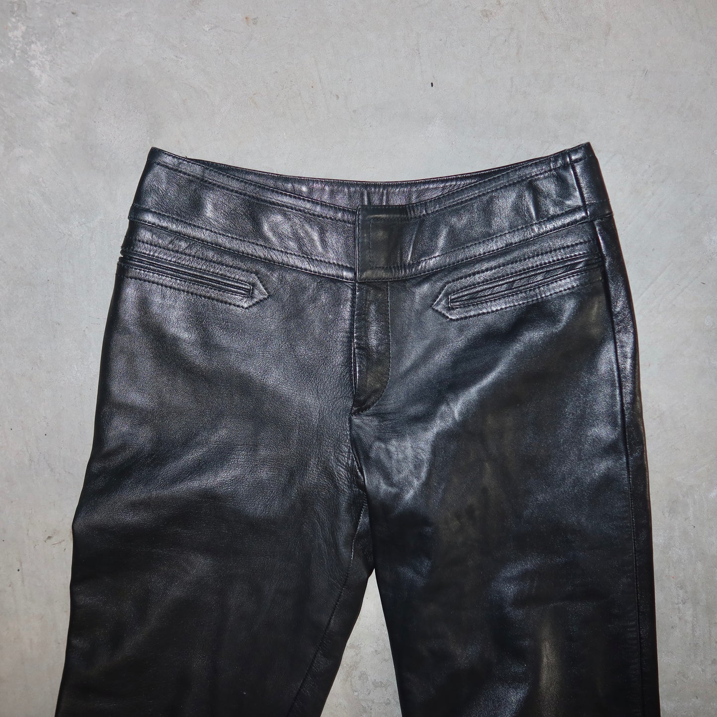 Gucci by Tom Ford Leather Trousers