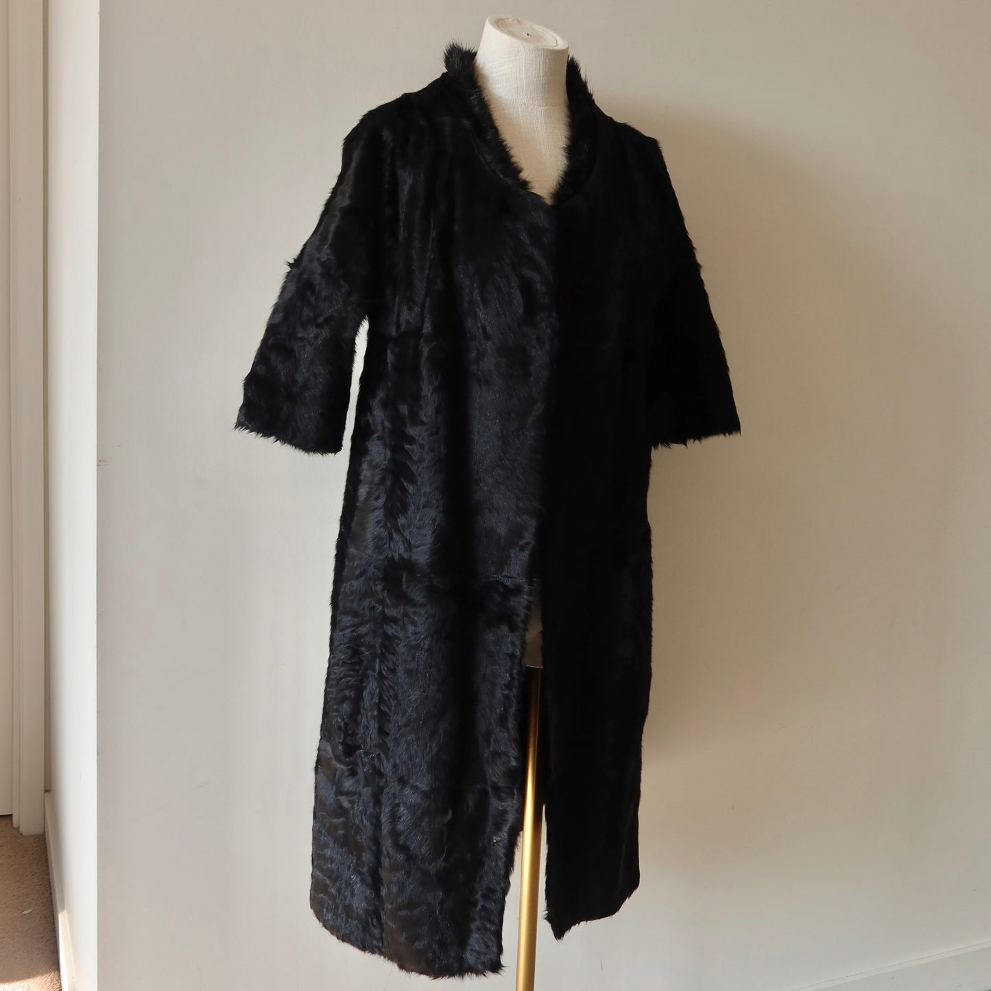 Marni Muskrat and Lamb Fur Coat