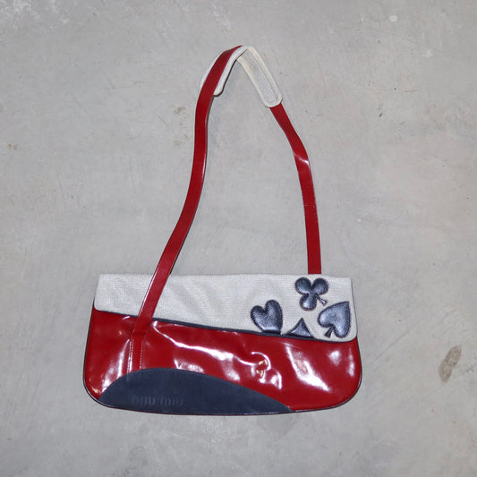 Miu Miu Rare AW1999 Aces & Spades Bag