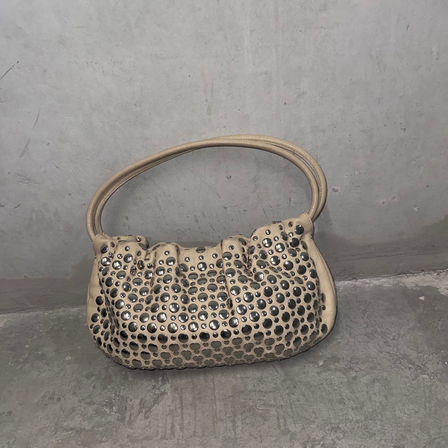 Sonia Rykiel Cream Domino Bag