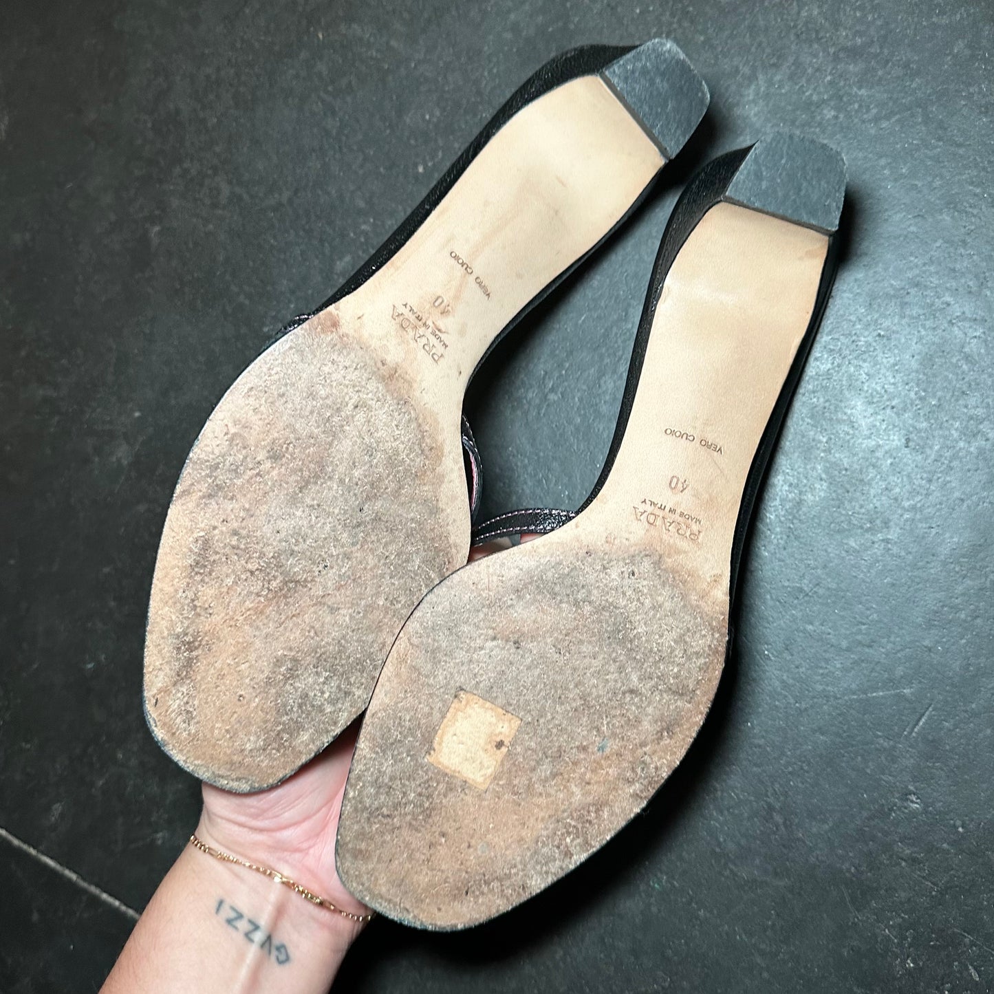 Prada Buckle Strap Kitten Heels (40)