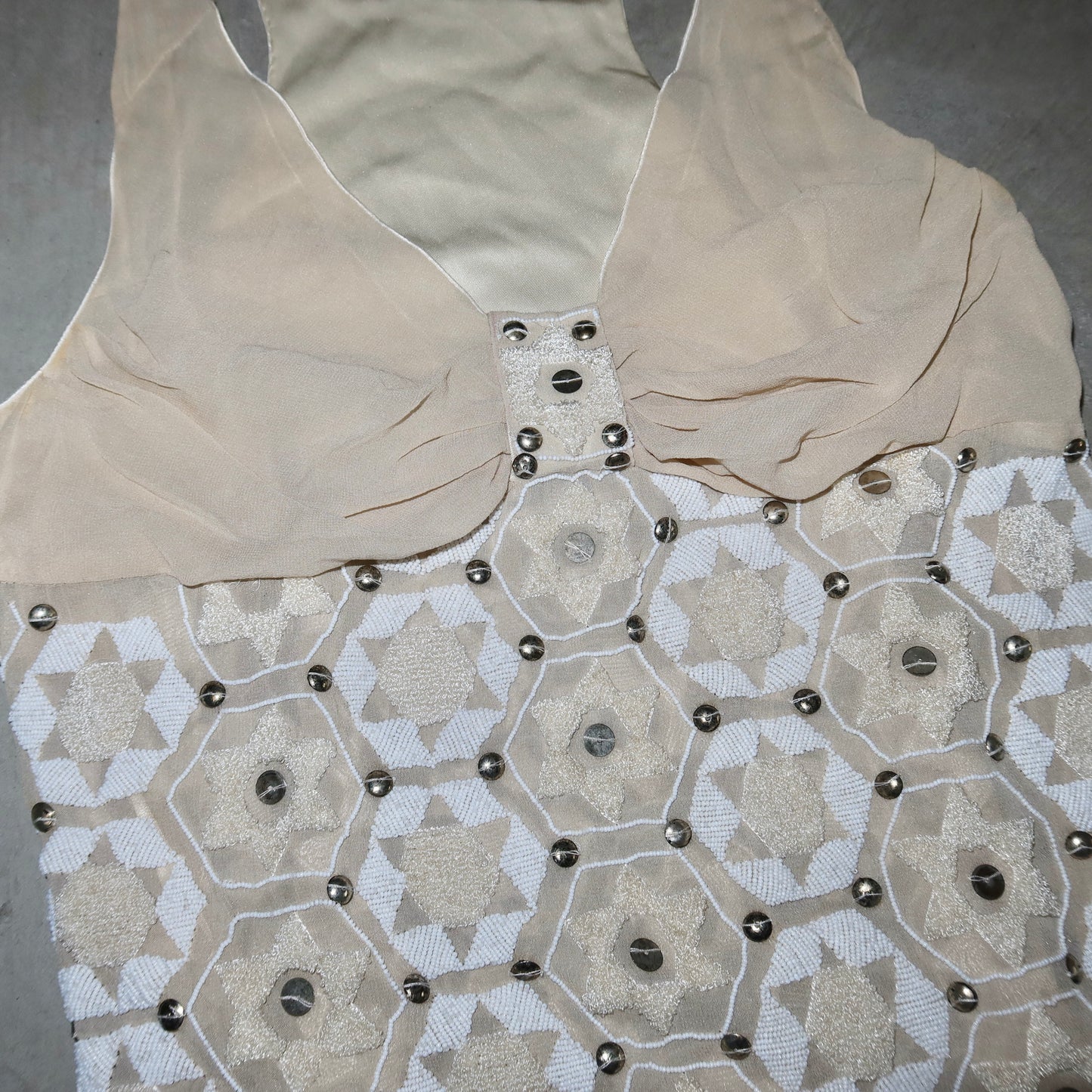 Chloé SS2004 Beaded Camisole Top