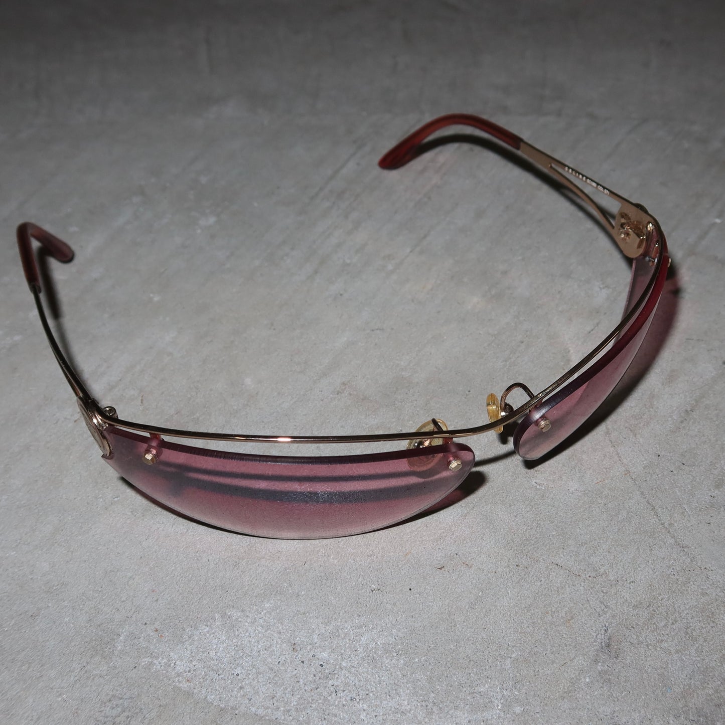 Celine Pink Rimless Sunglasses