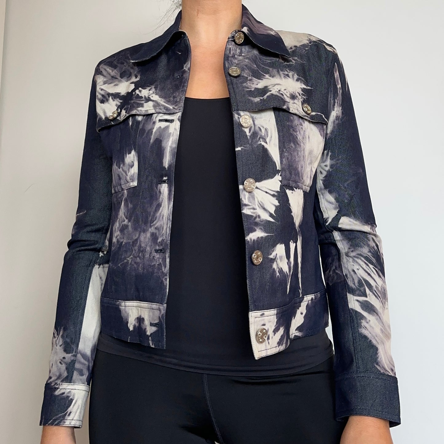 Celine SS2000 Tie Dye Denim Jacket