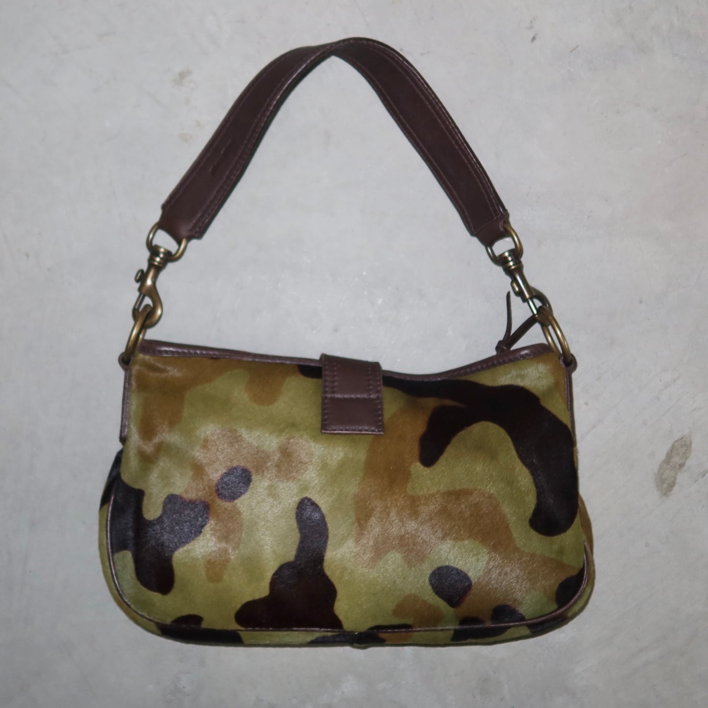 Miu Miu Rare Camouflage Cowhide Bag