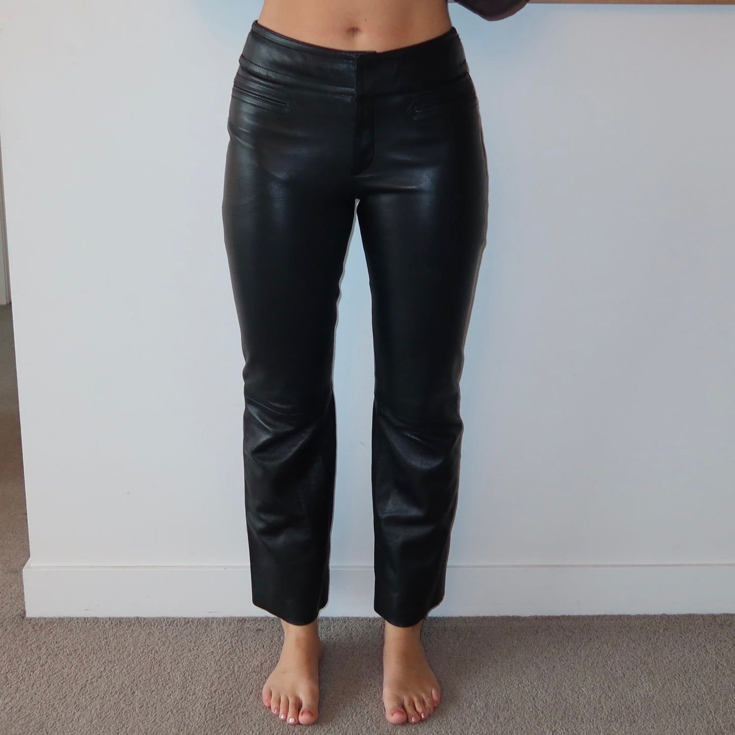 Gucci by Tom Ford Leather Trousers