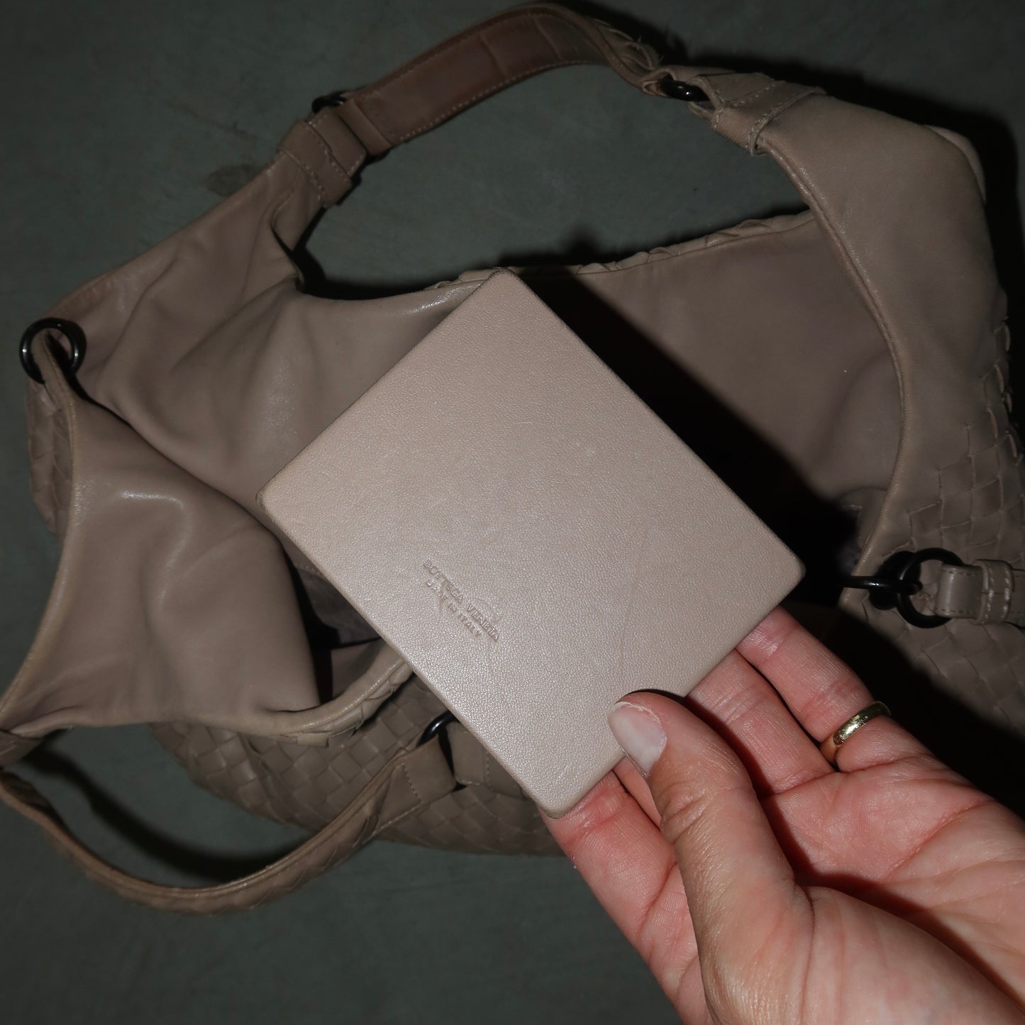 Bottega Veneta Intrecciato Campana Bag