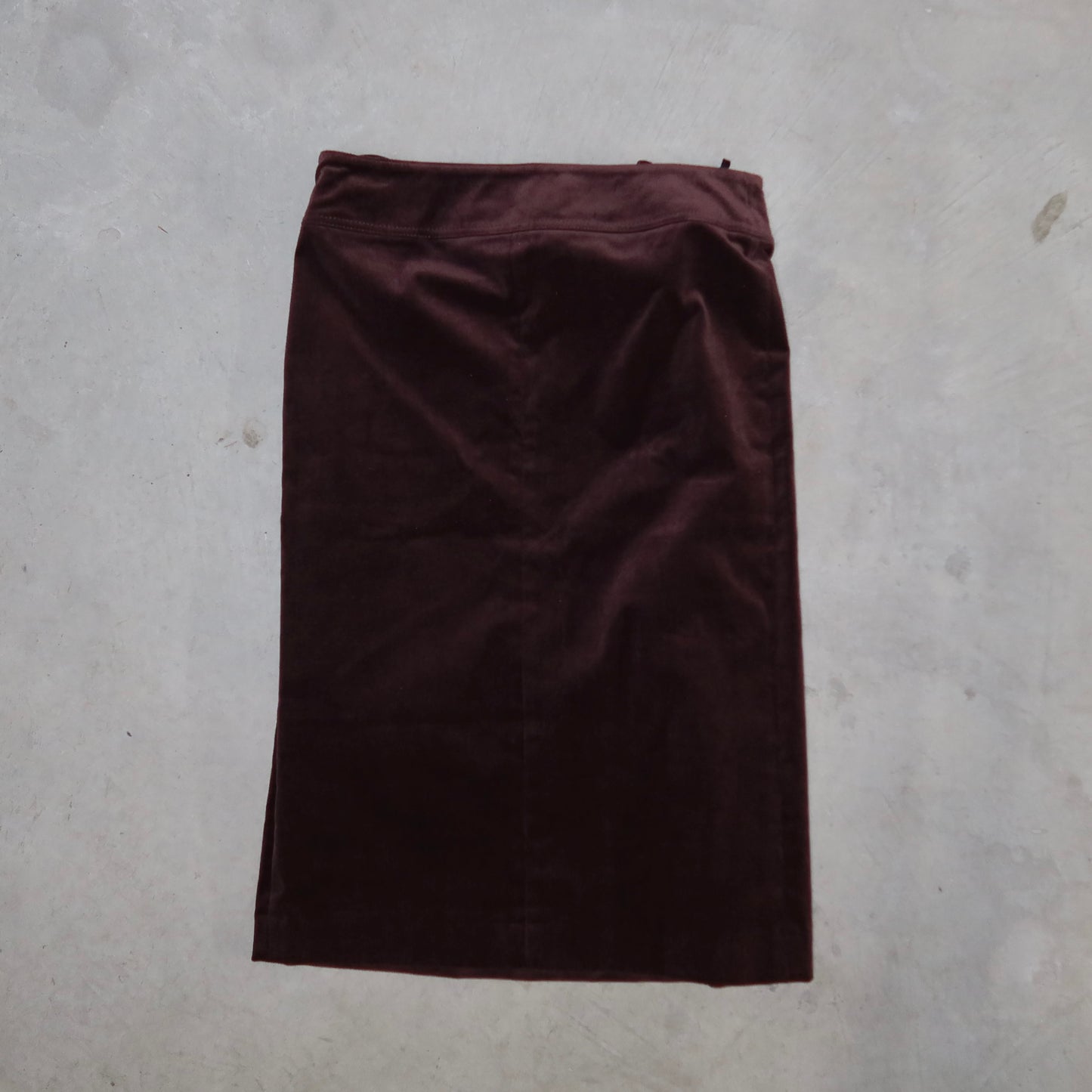 Gucci AW2002 Brown Velvet Midi Skirt (BNWT)