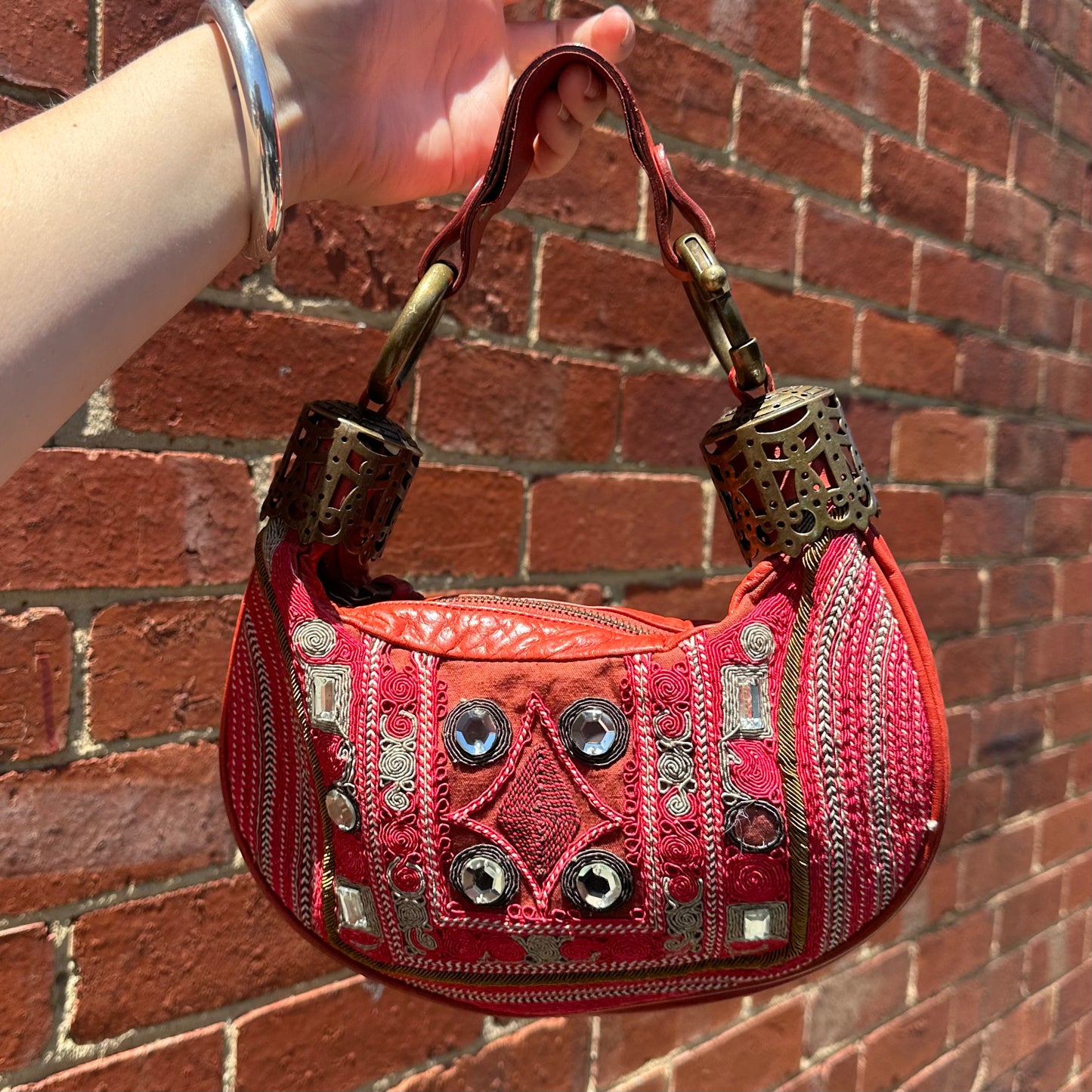 Chloe by Phoebe Philo Tapestry Bracelet Bag