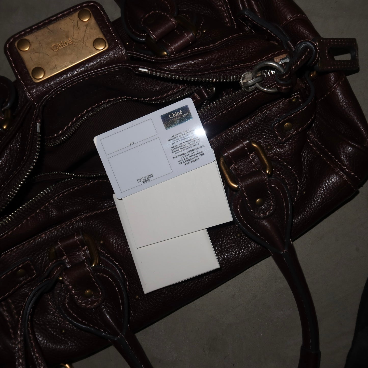 Chloé Dark Brown Paddington