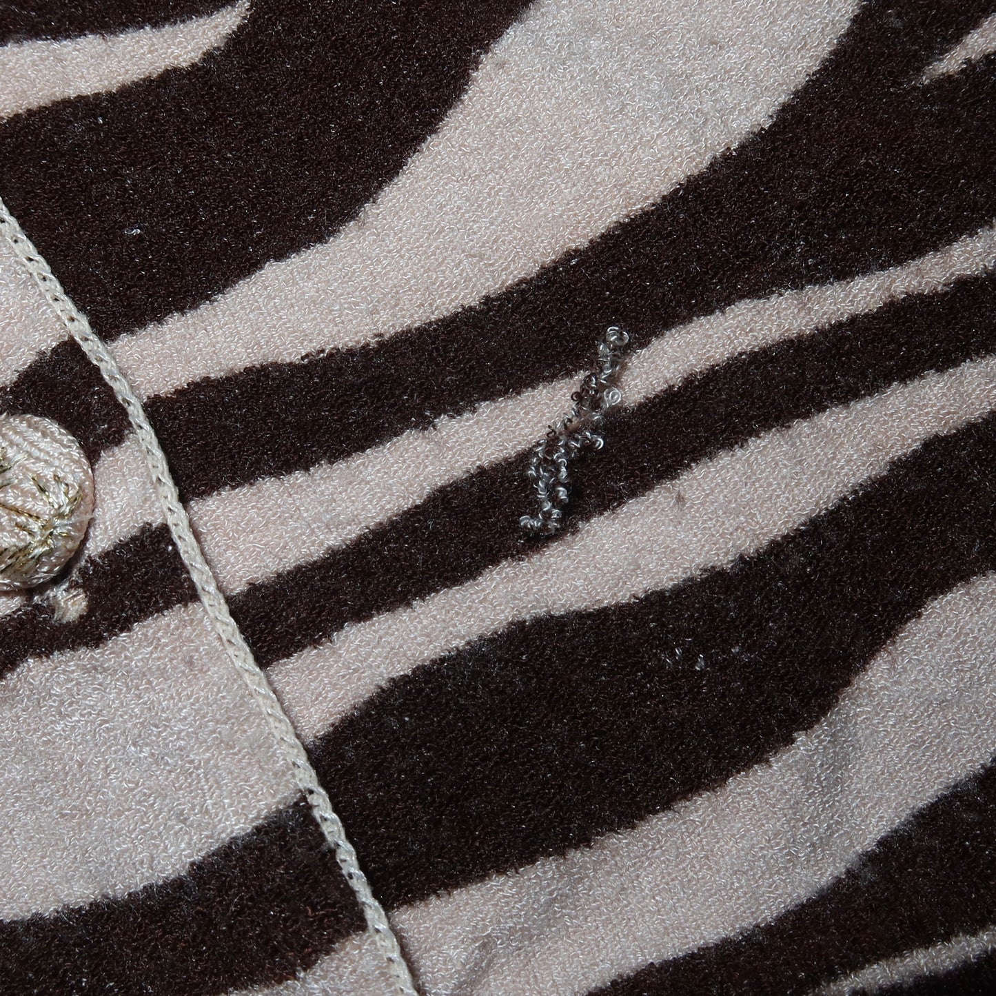 Blumarine SS2000 Zebra Cardigan