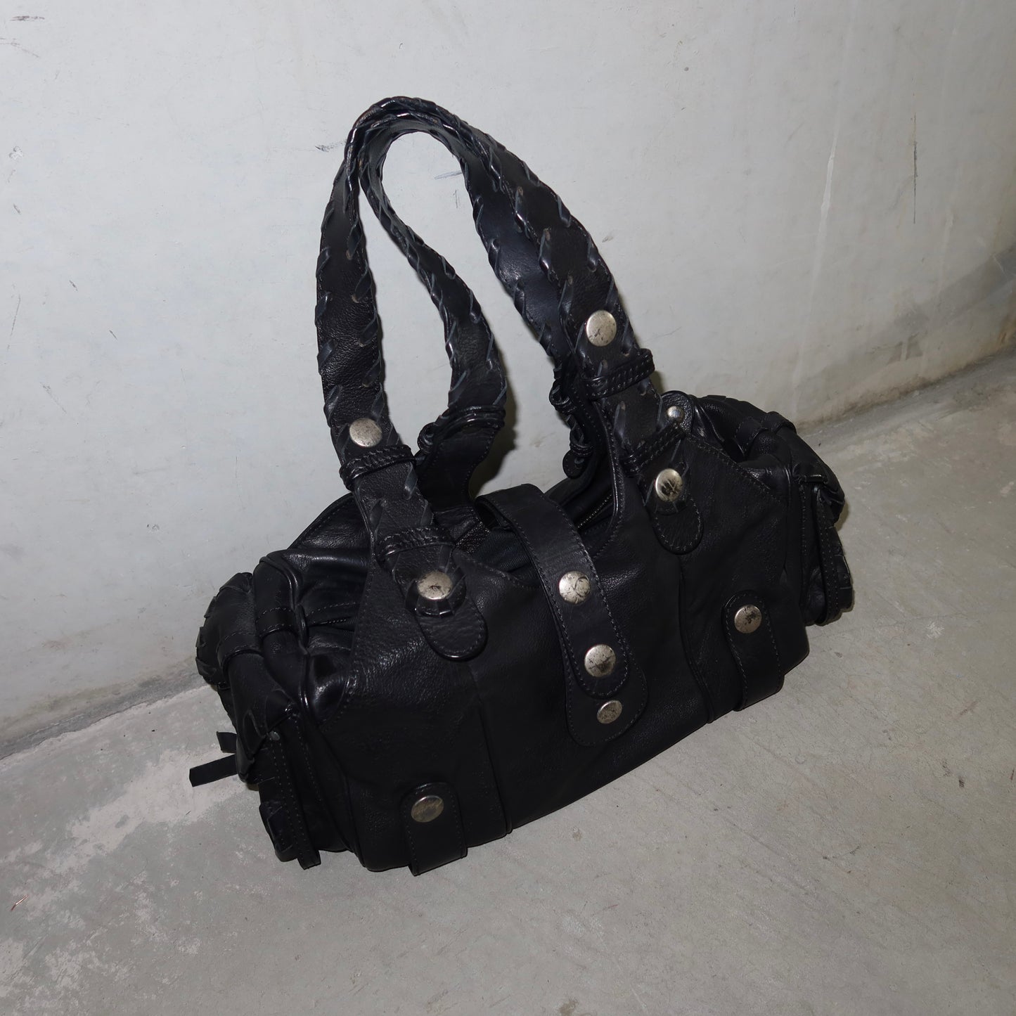 Chloé Black Leather Silverado