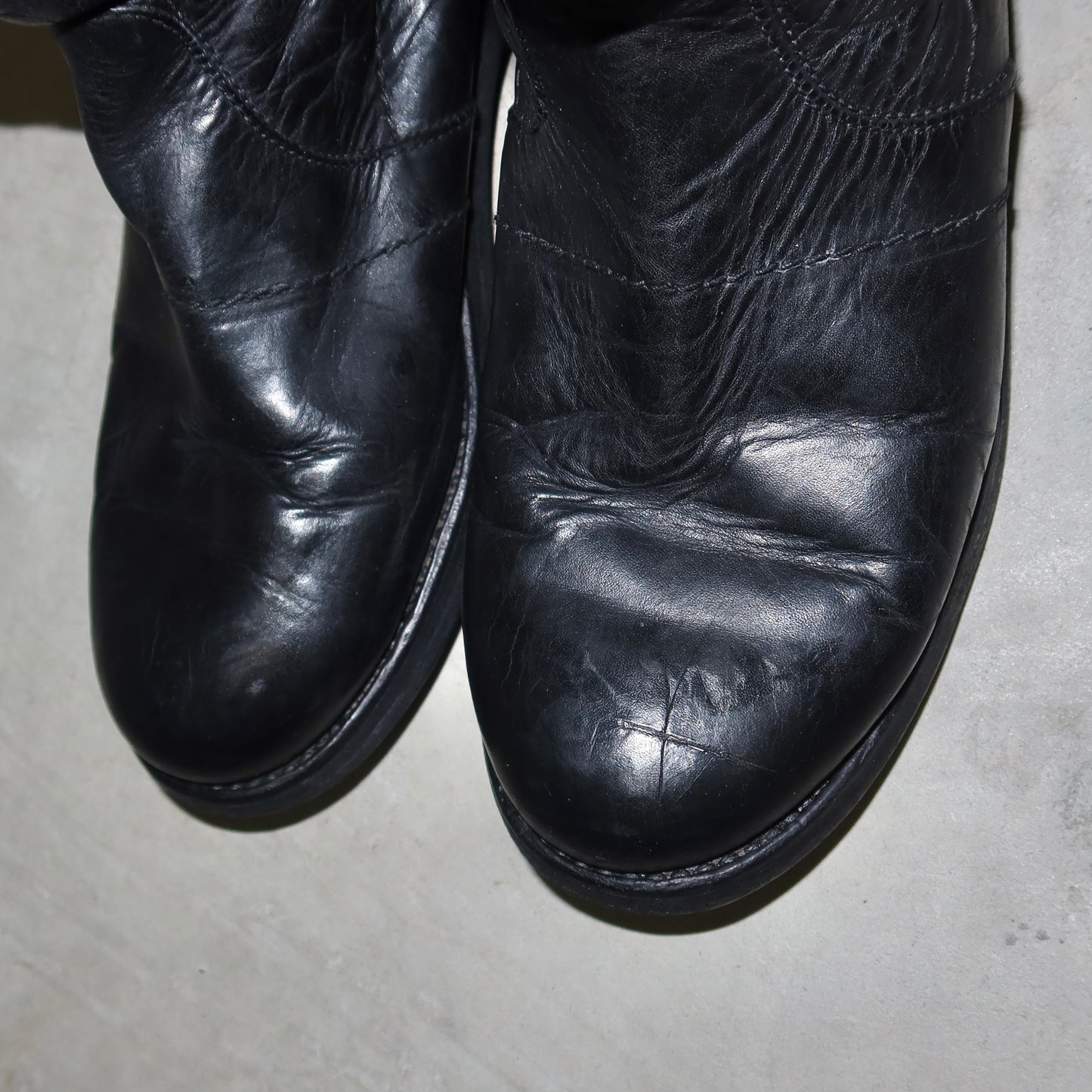 Dirk Bikkembergs Leather Motorcycle Boots (40)