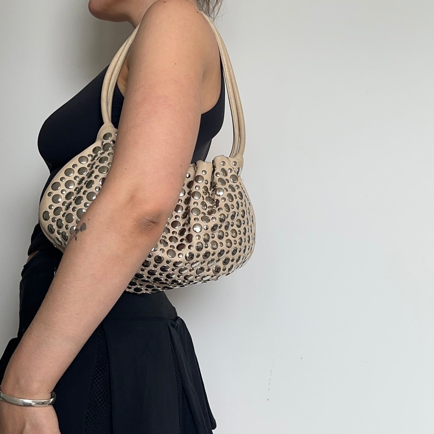 Sonia Rykiel Cream Domino Bag