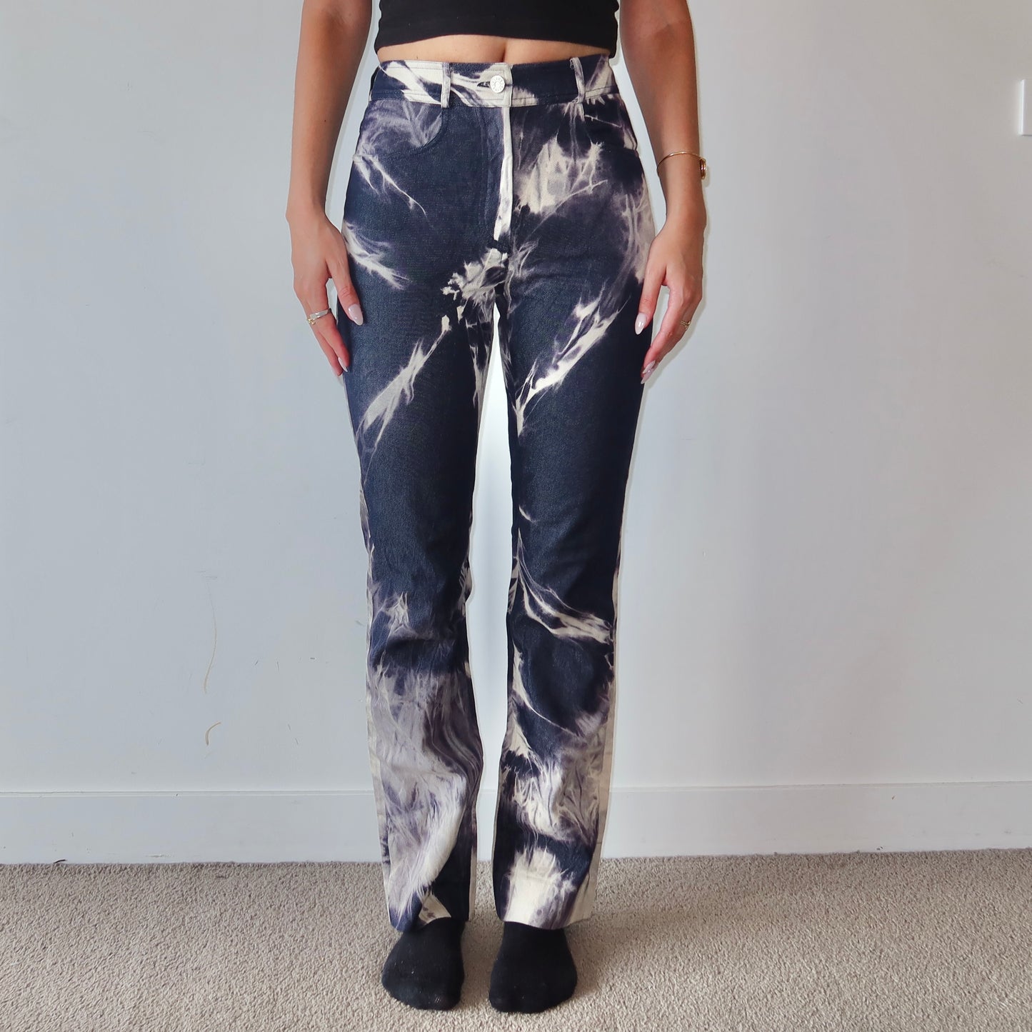 Celine SS2000 Tie Dye Jeans