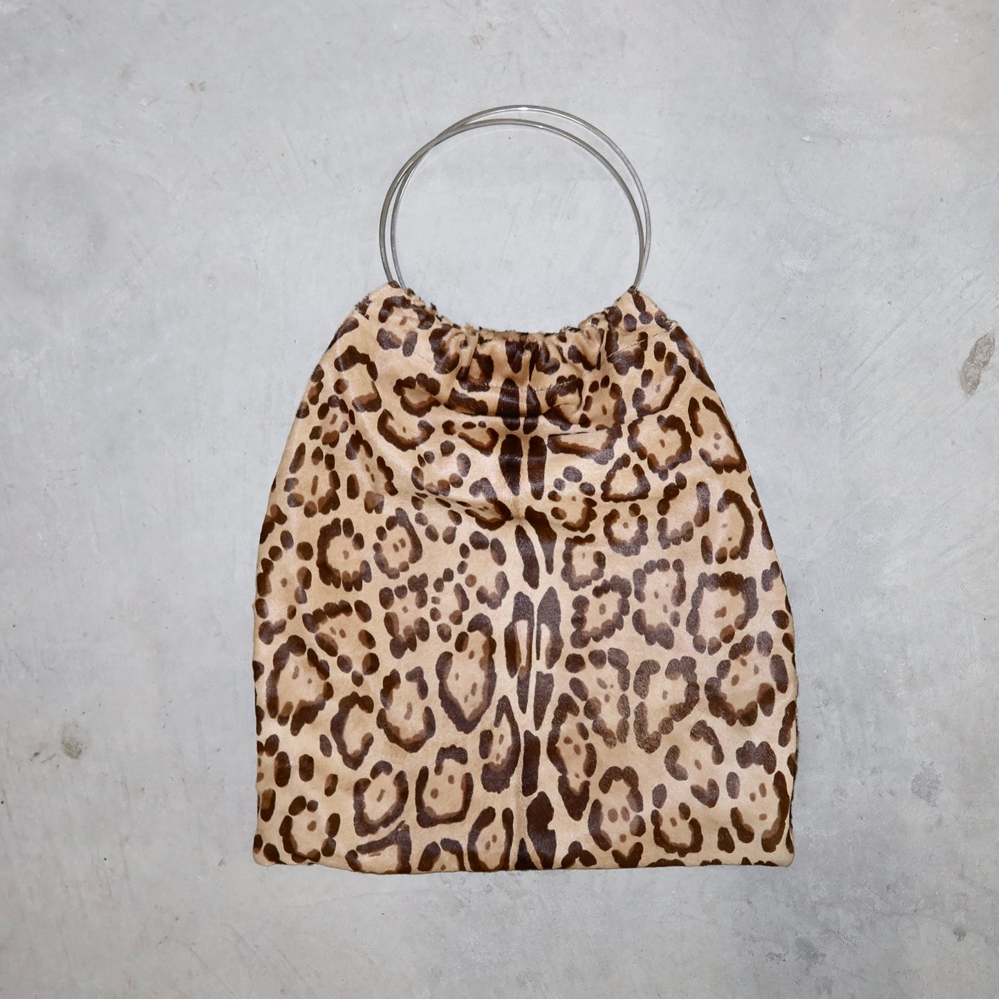 Fendi Cowhide Leopard Print Tote