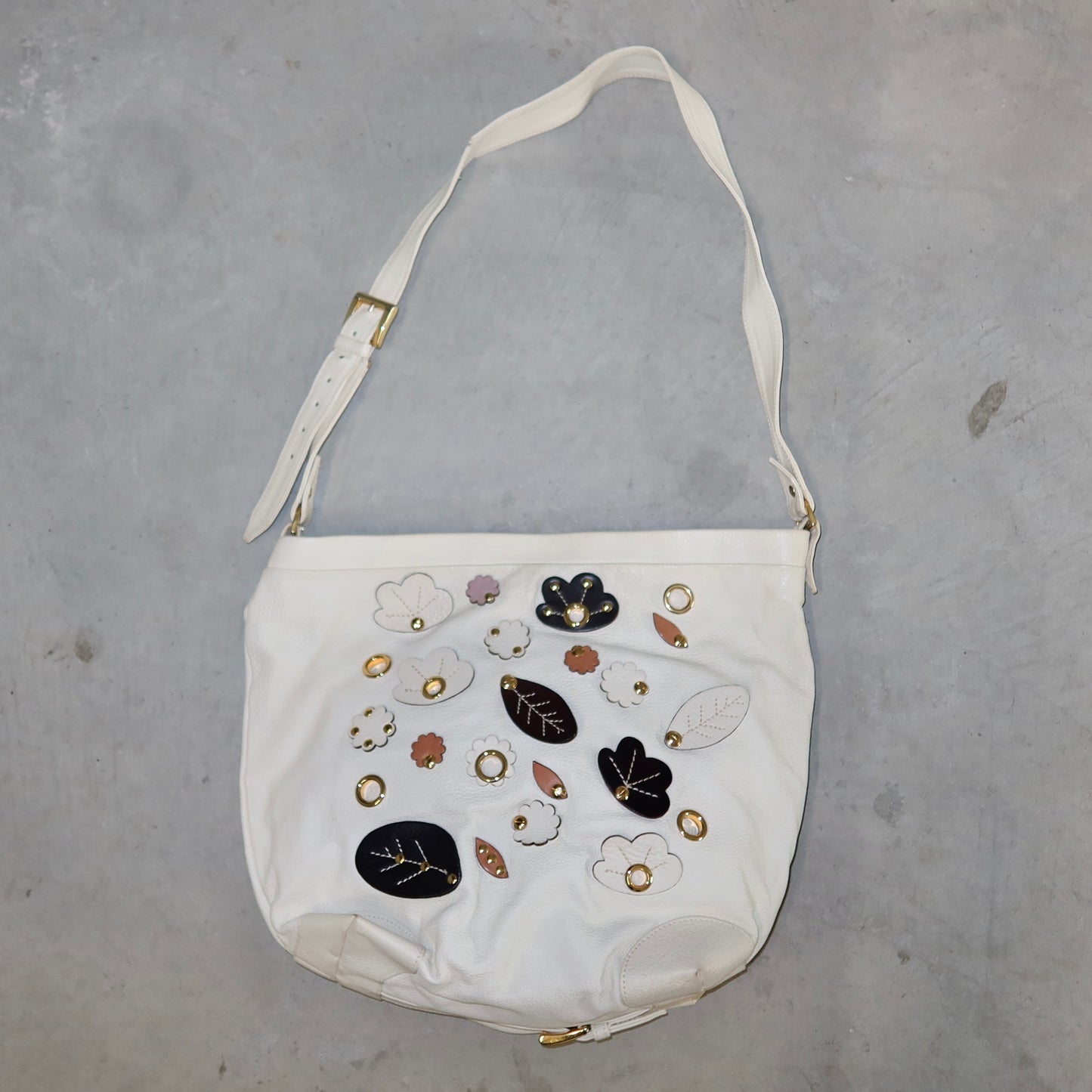 Marni 3D Flower Leather Messenger