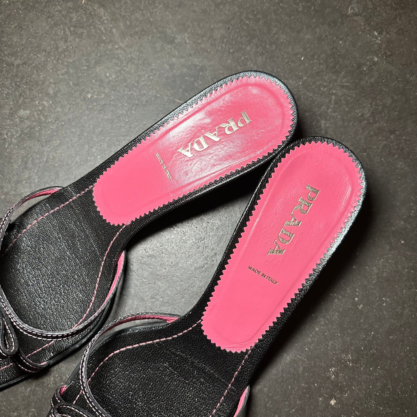 Prada Buckle Strap Kitten Heels (40)