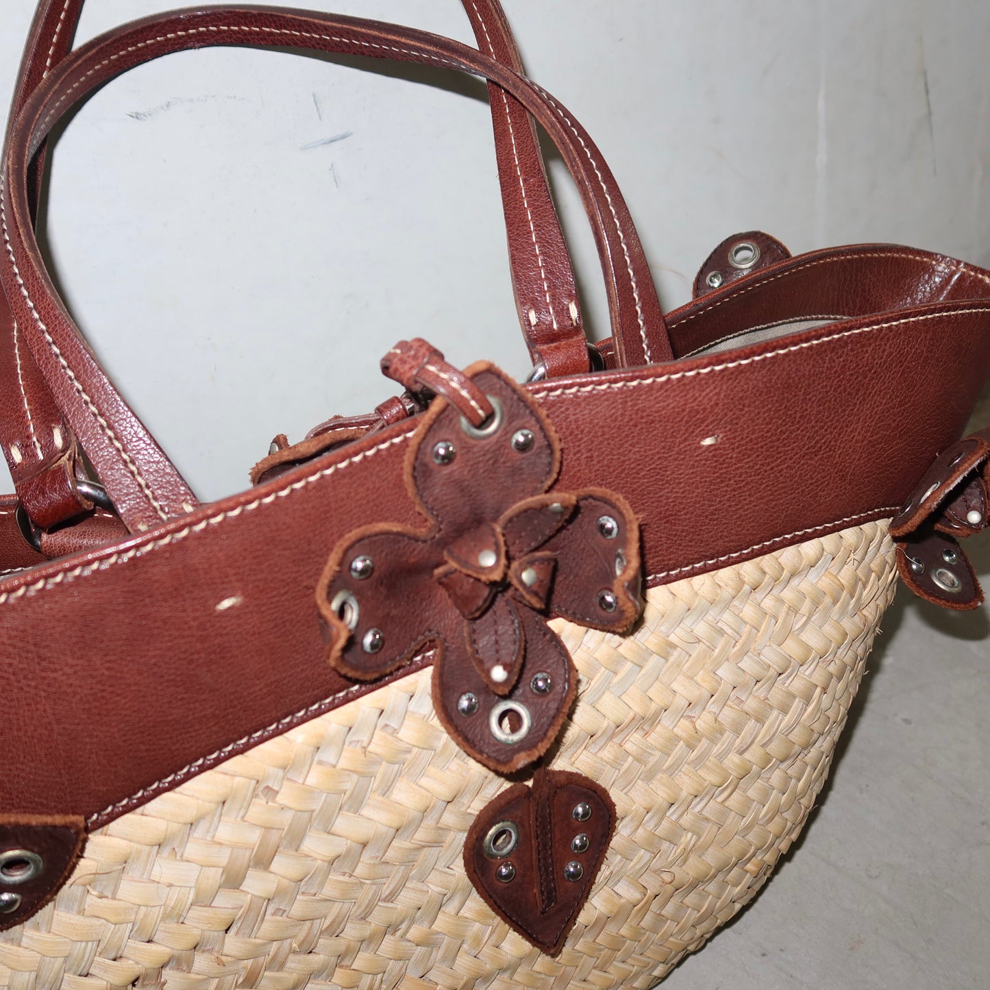 Miu Miu Woven Basket Bag
