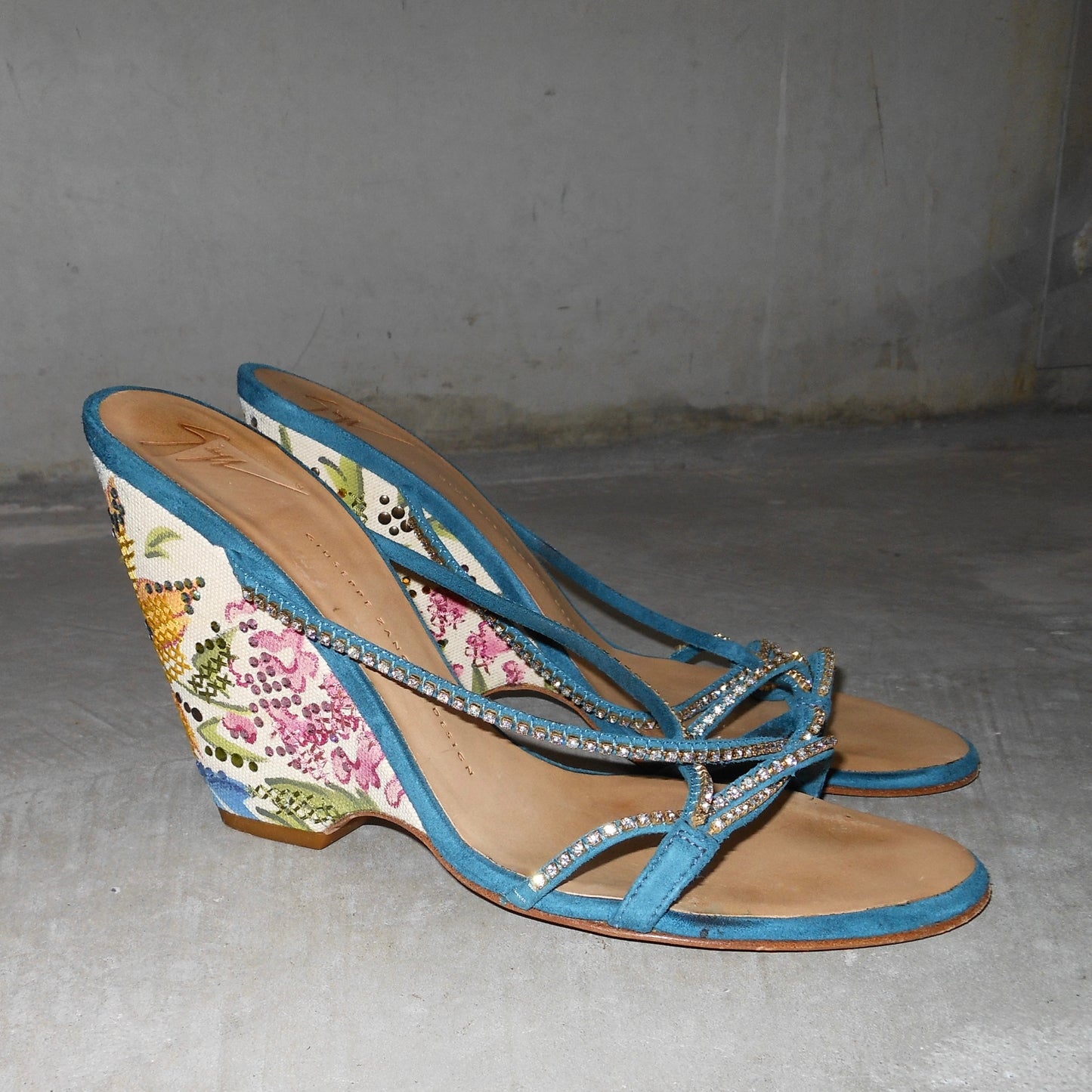 Giuseppe Zanotti Tapestry Wedges (38)