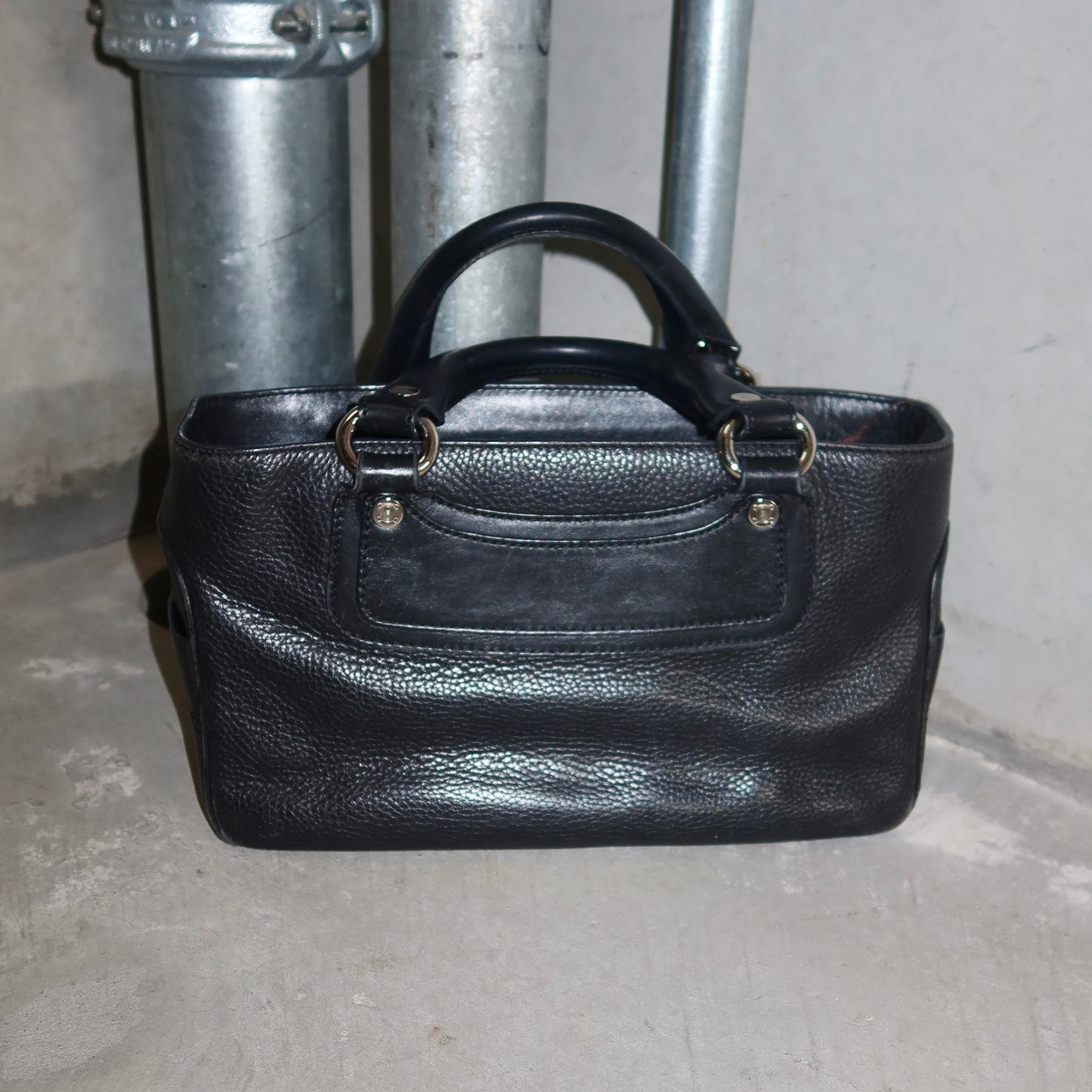 Celine Navy Boogie Bag