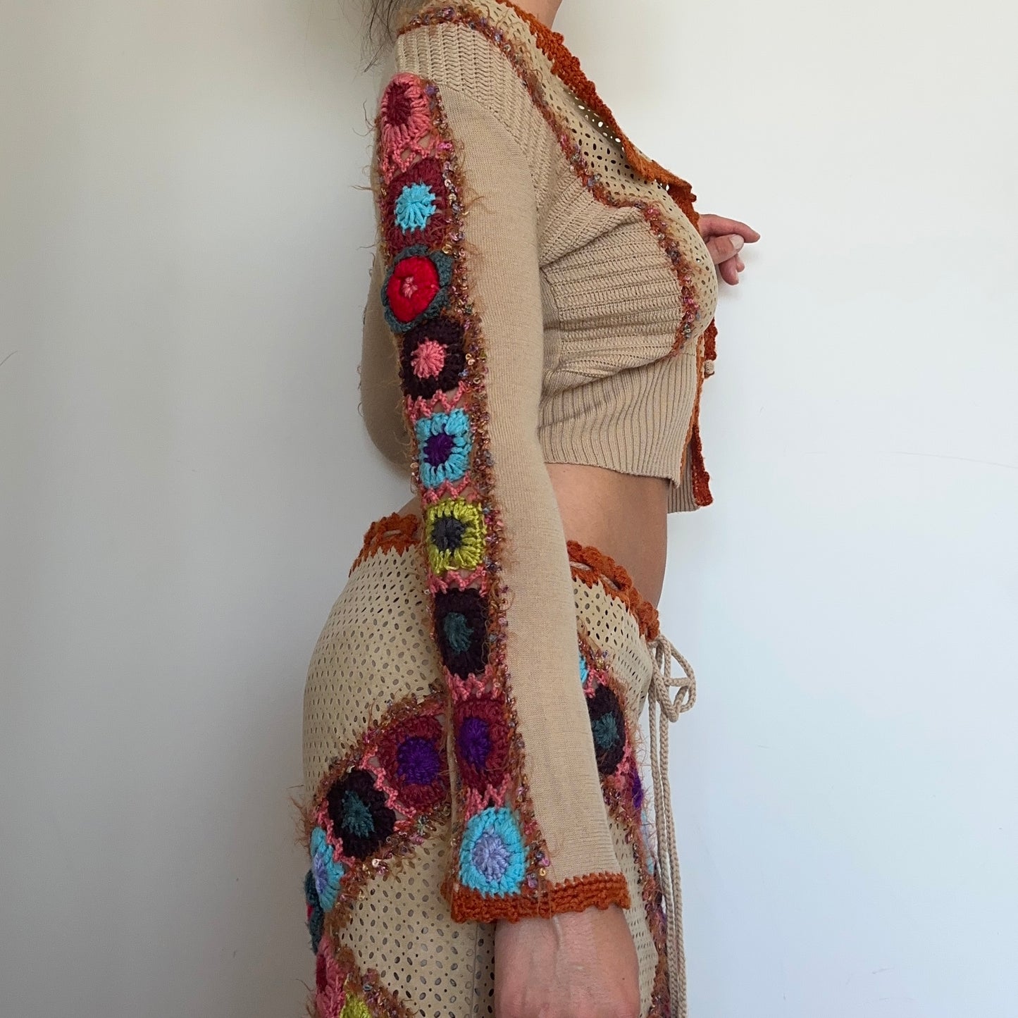 See By Chloé Crotchet & Suede Set